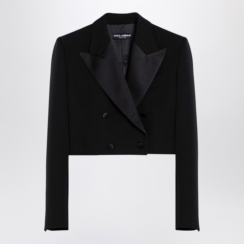 Dolce & Gabbana Dolce&Gabbana Spencer black wool gabardine tuxedo