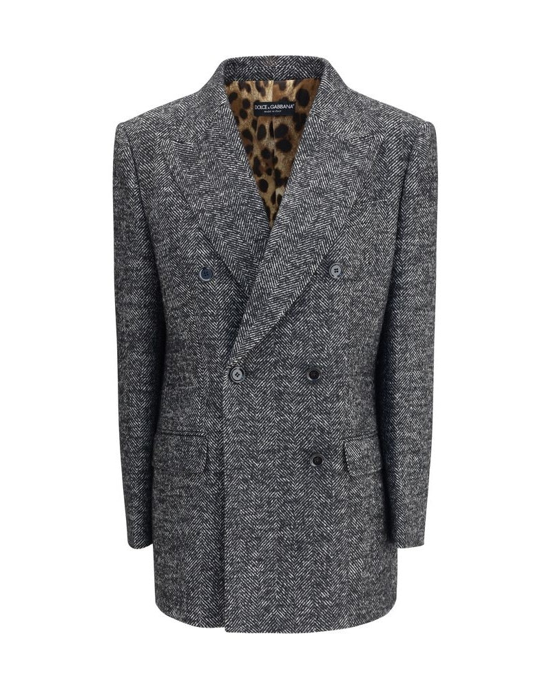 Dolce & Gabbana Double Breasted Chevron Blazer Glam Steals
