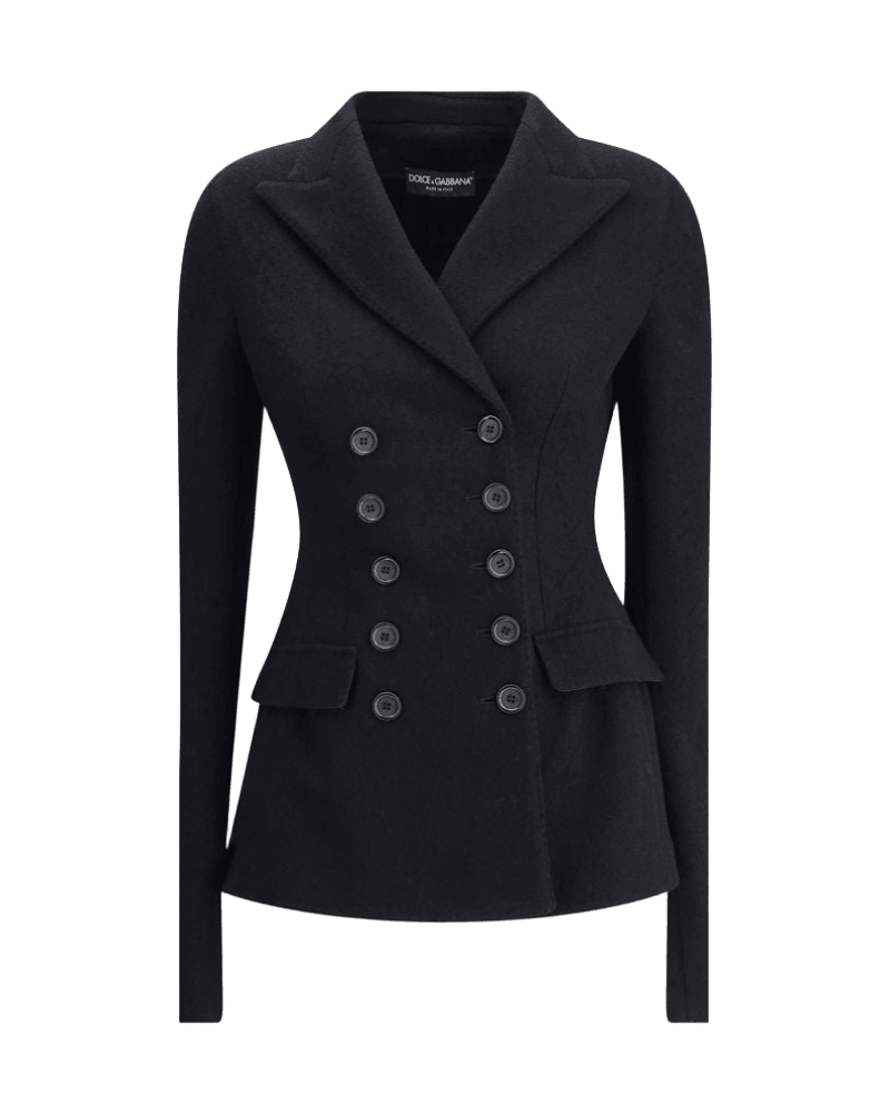 Dolce & Gabbana Double-Breasted Jacket in Wool Glam Steals