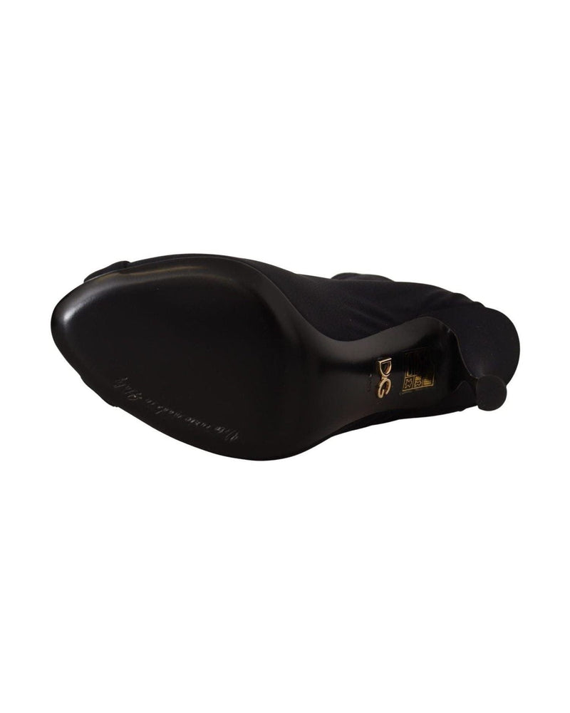 Dolce & Gabbana Elegant Ankle Open Toe Heel Boots Glam Steals