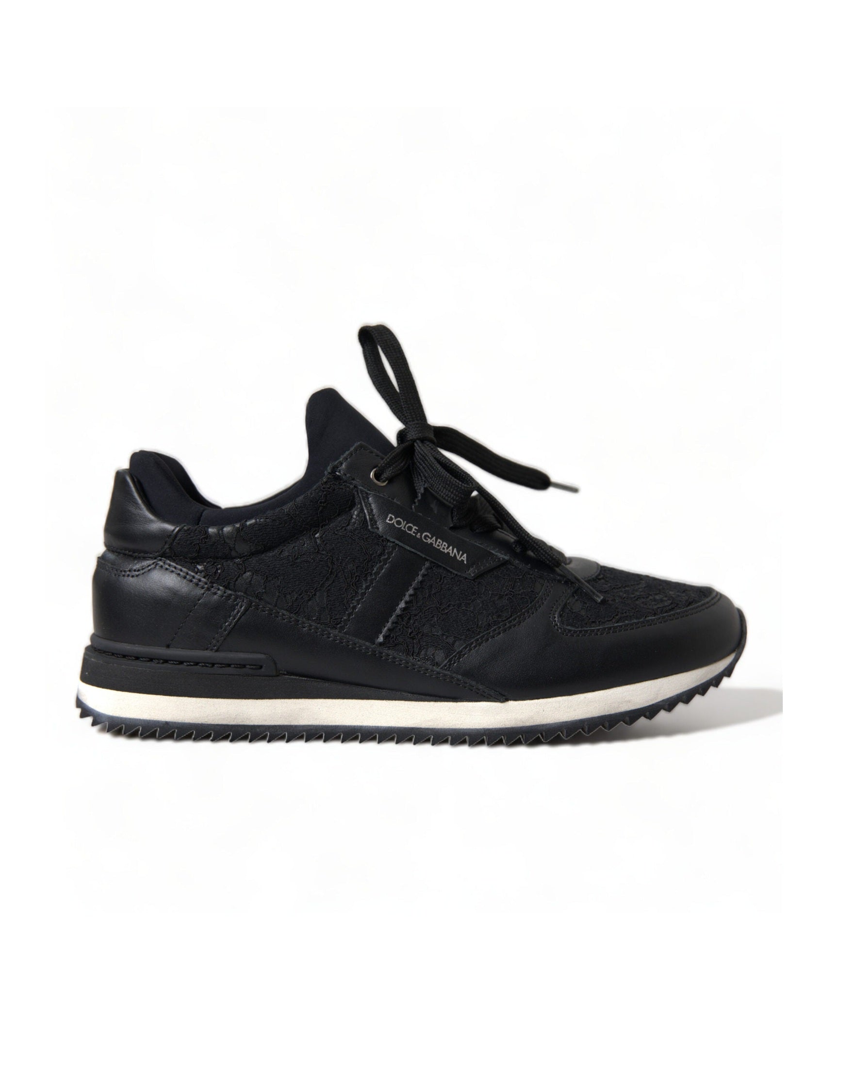 Dolce & Gabbana Elegant Classic Black Sneakers Glam Steals