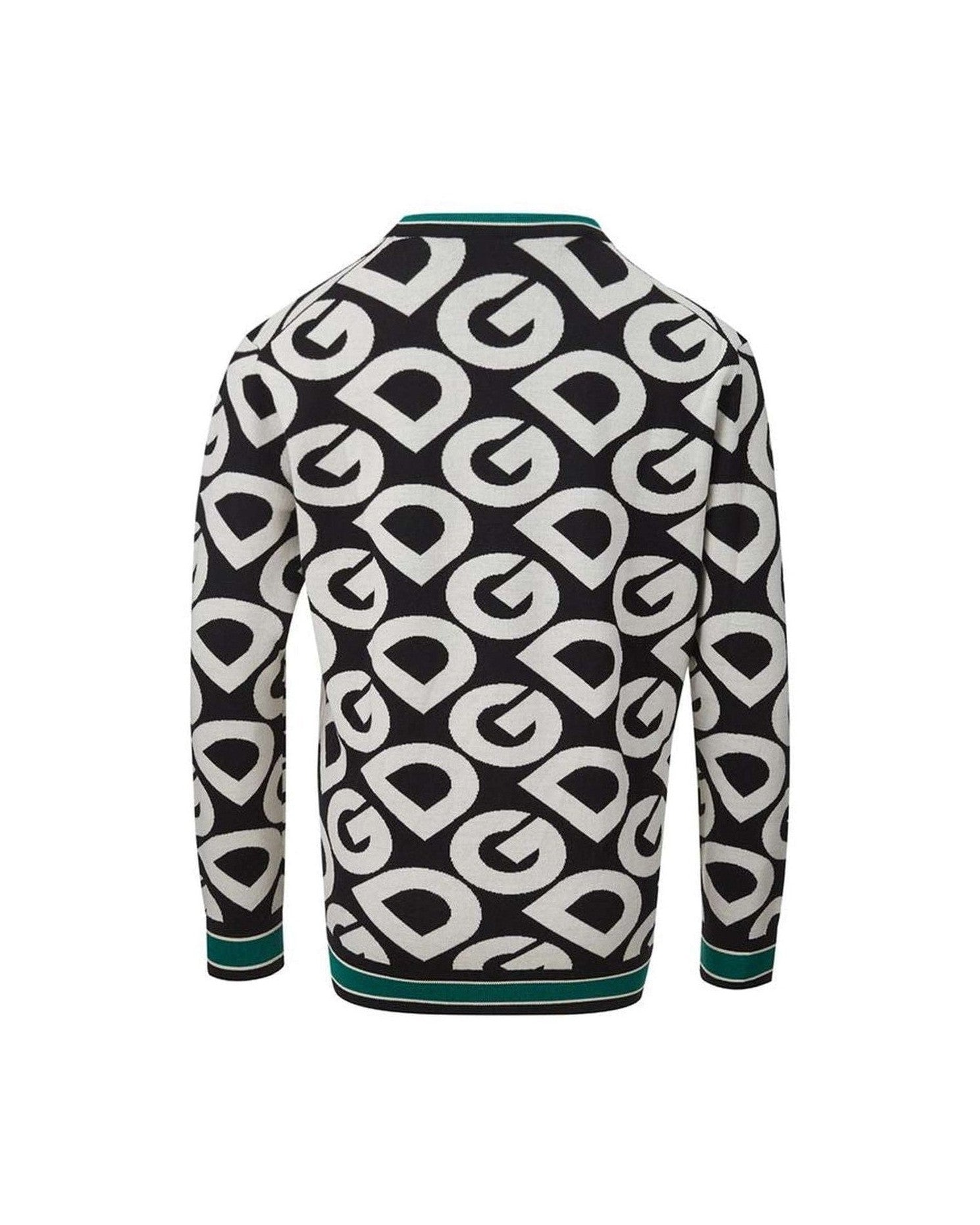 Dolce & Gabbana Elegant Cotton Sweater For Sophisticated Black Style Glam Steals