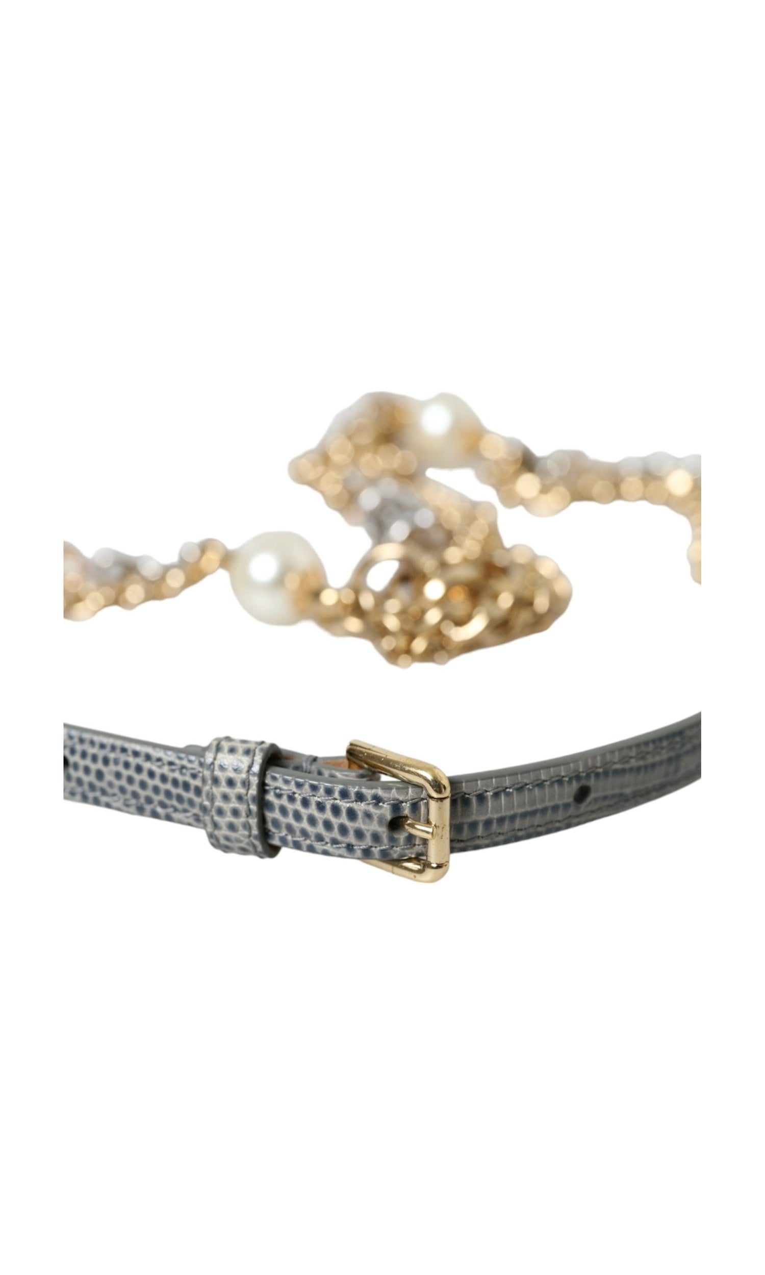 Dolce & Gabbana Elegant Crystal Bounce Waist Belt Glam Steals