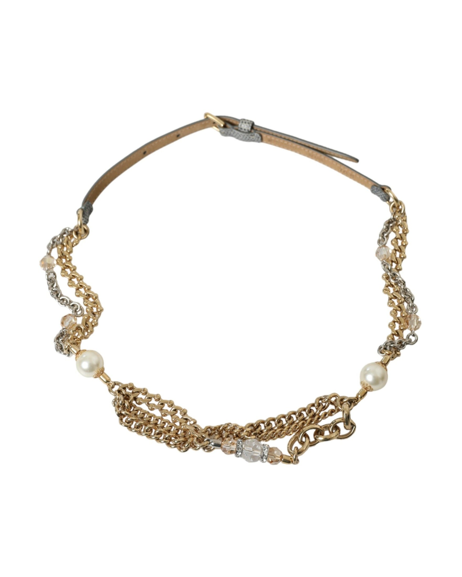 Dolce & Gabbana Elegant Crystal Bounce Waist Belt Glam Steals