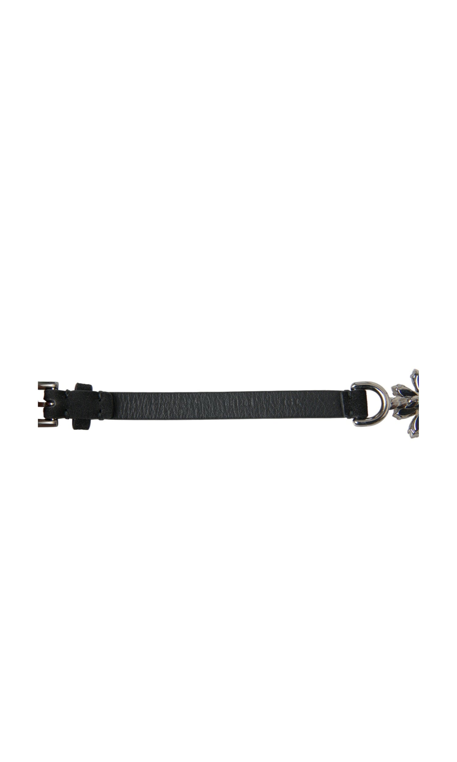 Dolce & Gabbana Elegant Crystal-Embellished Leather Belt Glam Steals