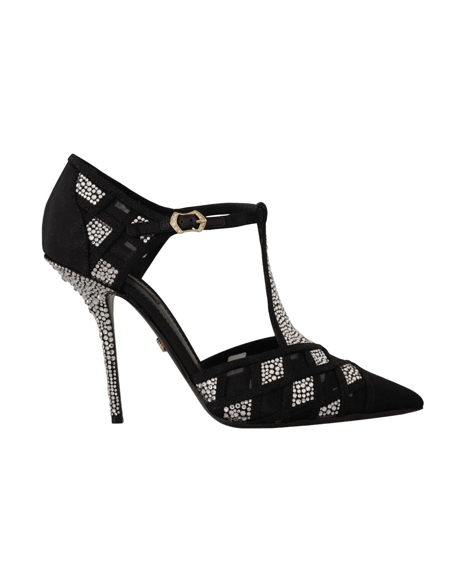 Dolce & Gabbana Elegant Crystal-Embellished Suede Pumps Glam Steals