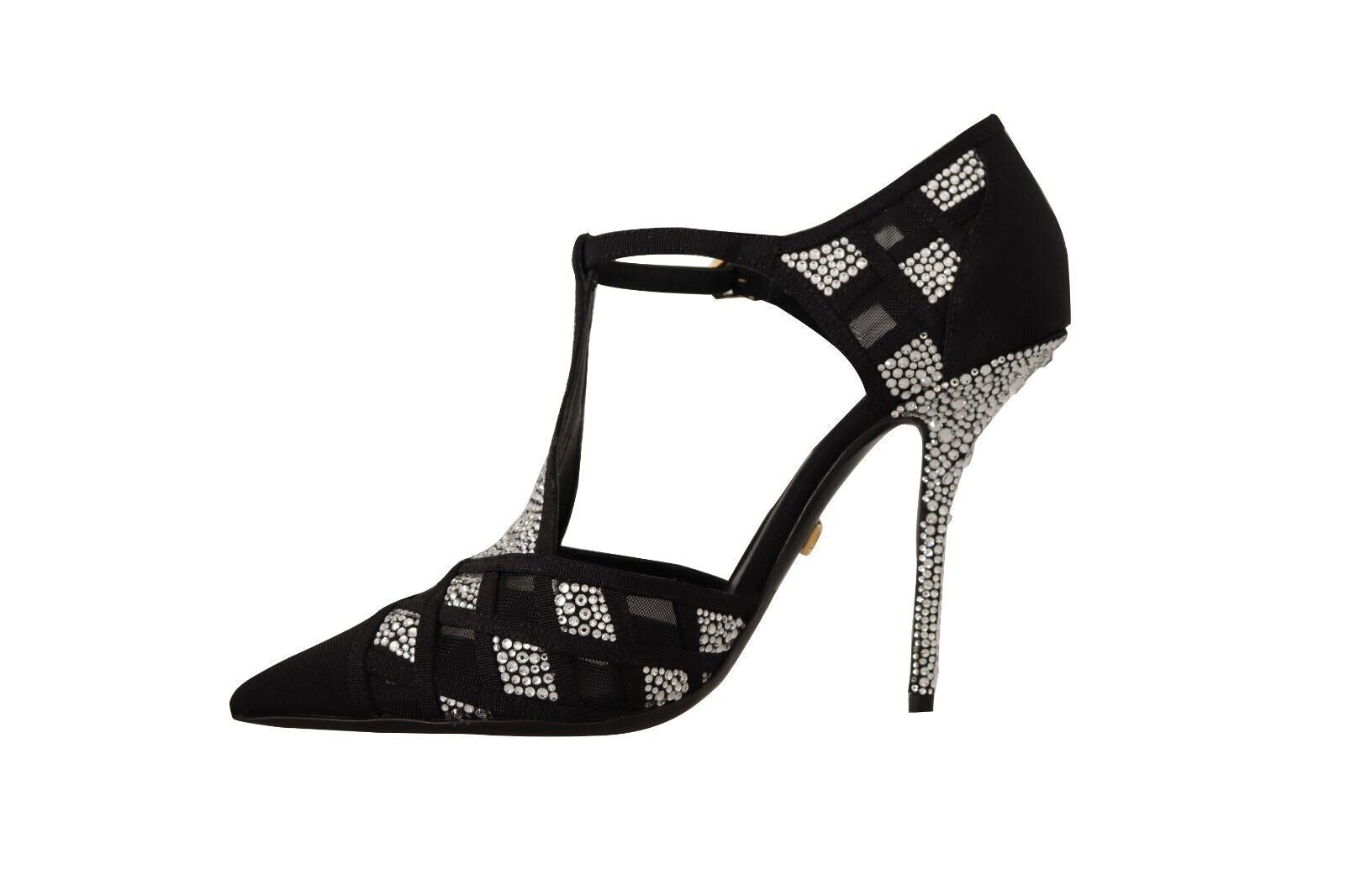 Dolce & Gabbana Elegant Crystal-Embellished Suede Pumps Glam Steals