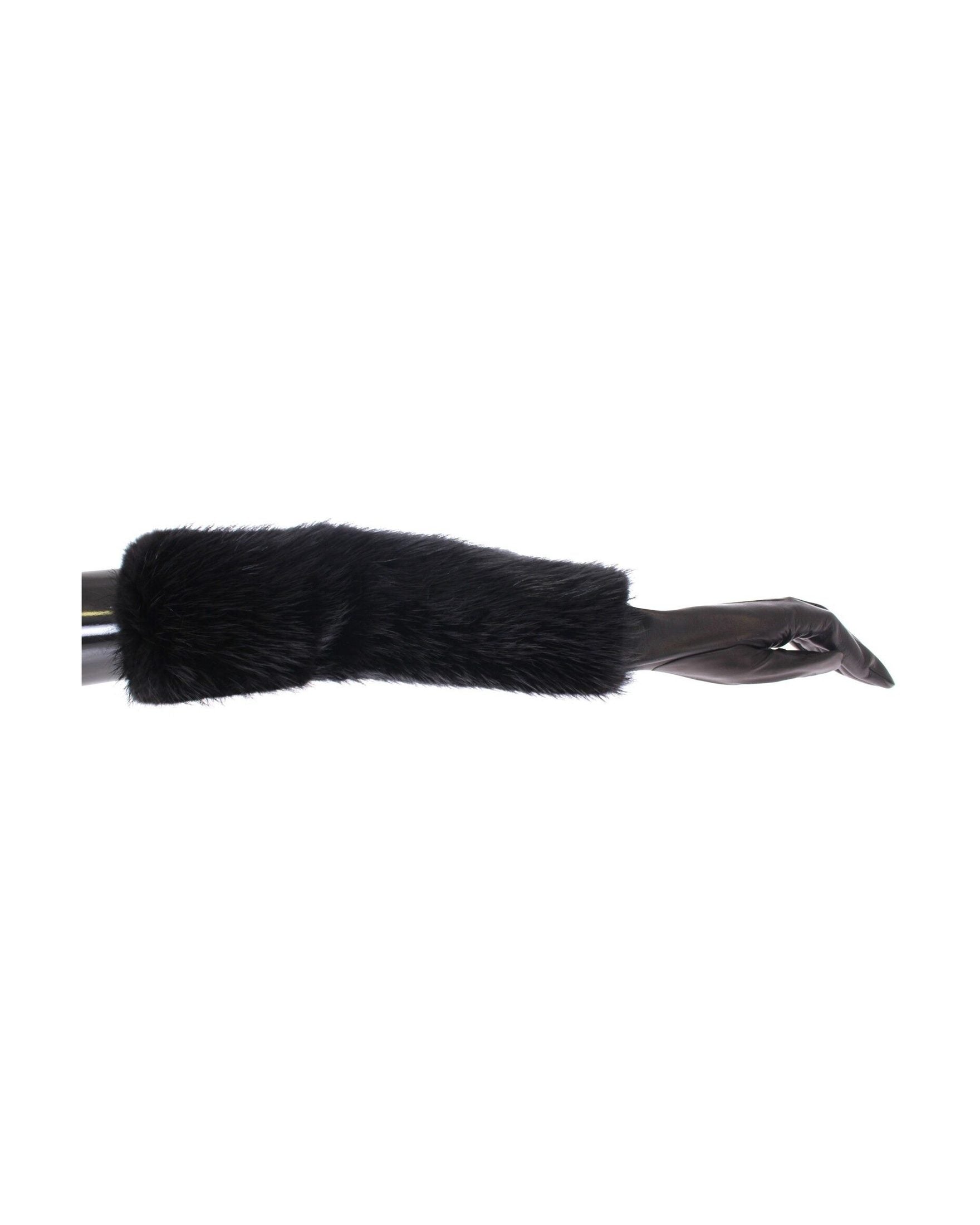 Dolce & Gabbana Elegant Elbow-Length Beaver Fur Gloves Glam Steals