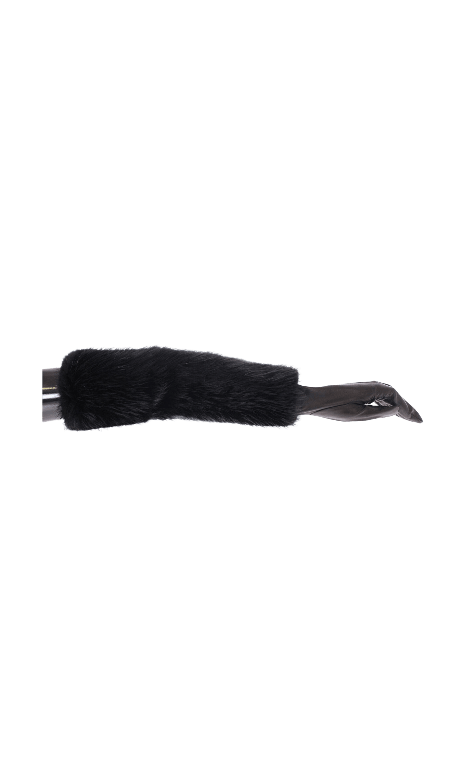 Dolce & Gabbana Elegant Elbow-Length Beaver Fur Gloves Glam Steals