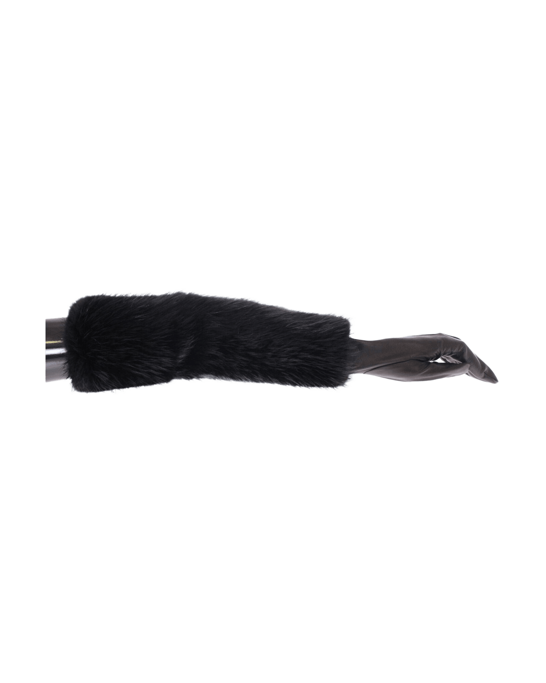 Dolce & Gabbana Elegant Elbow-Length Beaver Fur Gloves Glam Steals