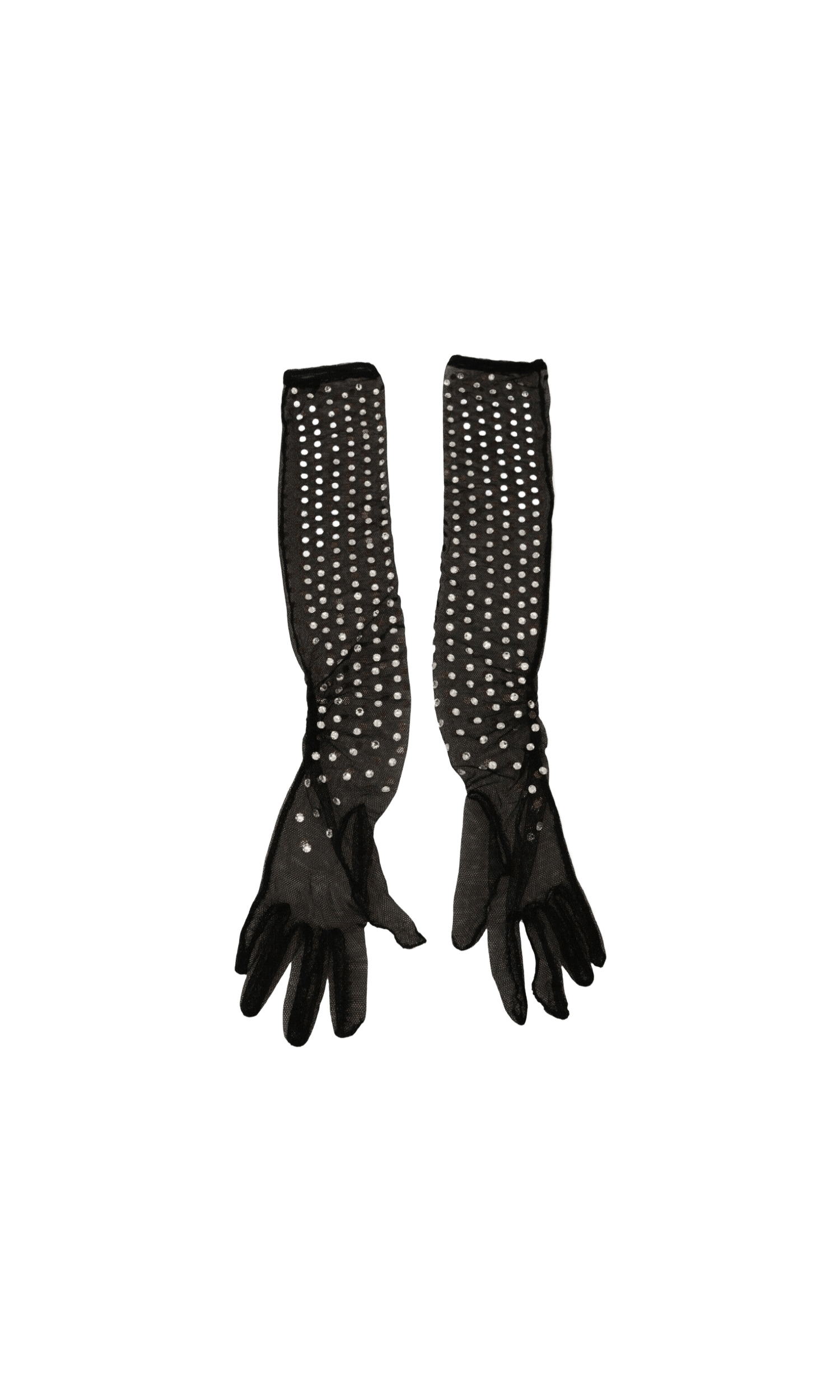 Dolce & Gabbana Elegant Elbow Length Black Gloves Glam Steals