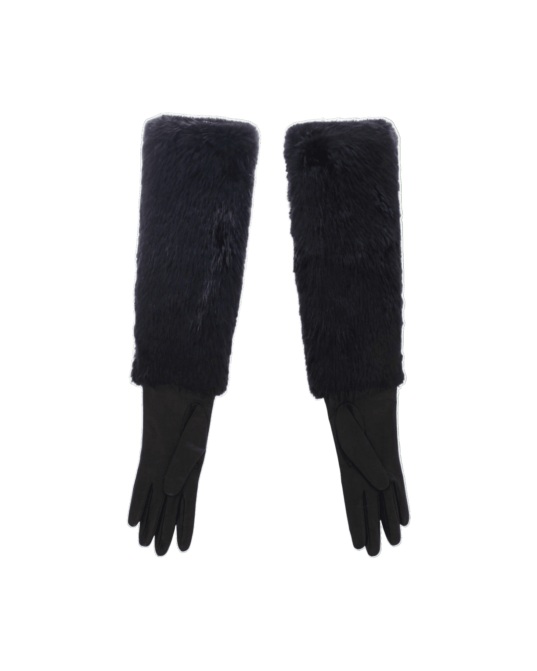 Dolce & Gabbana Elegant Elbow Length Leather Gloves Glam Steals