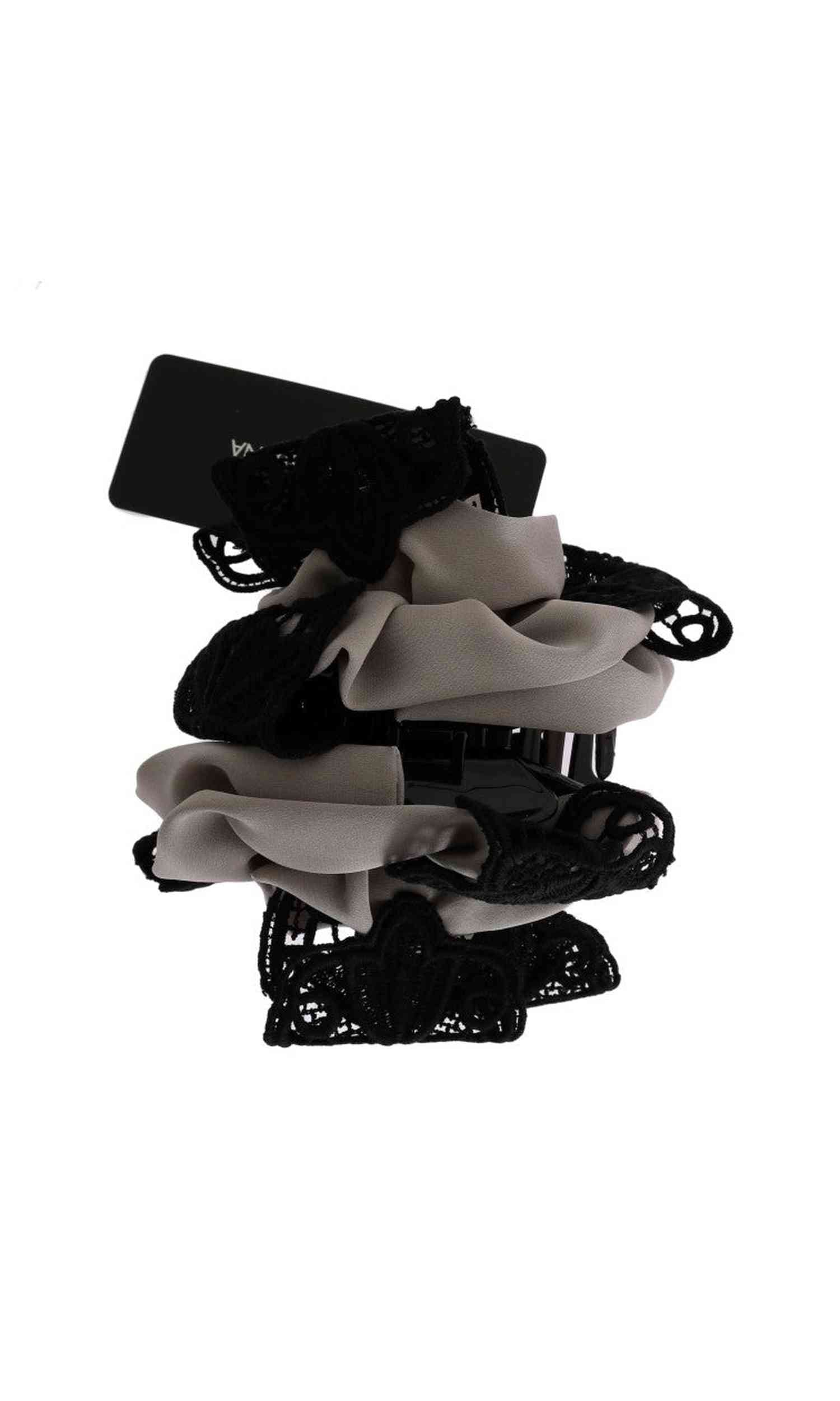 Dolce & Gabbana Elegant Floral Lace Hair Claw