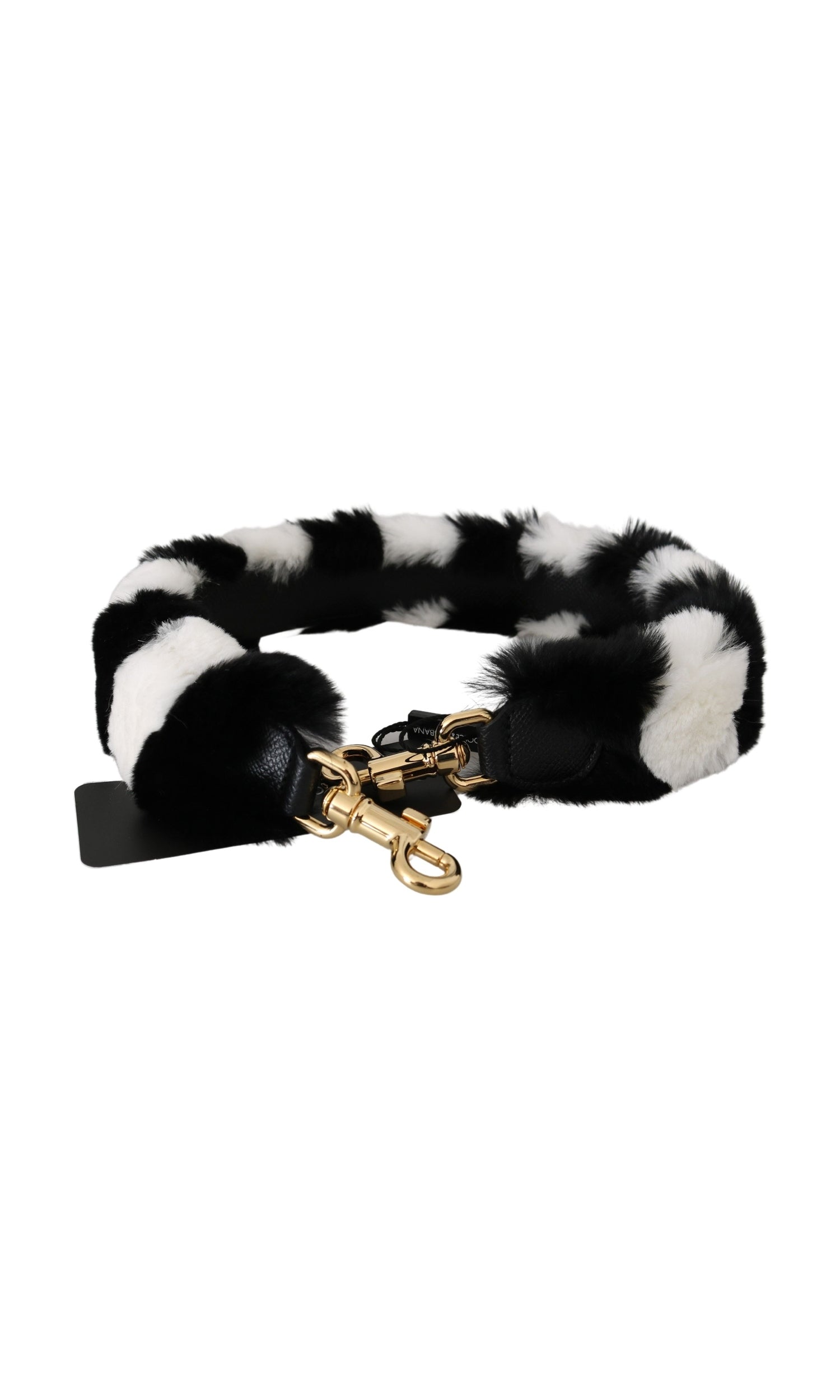 Dolce & Gabbana Elegant Fur Shoulder Strap Accessory Glam Steals
