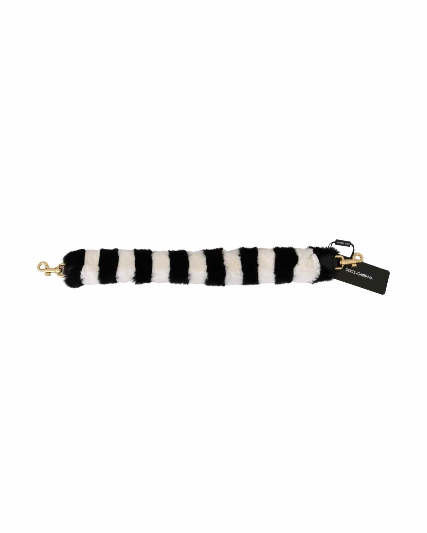 Dolce & Gabbana Elegant Fur Shoulder Strap Accessory Glam Steals