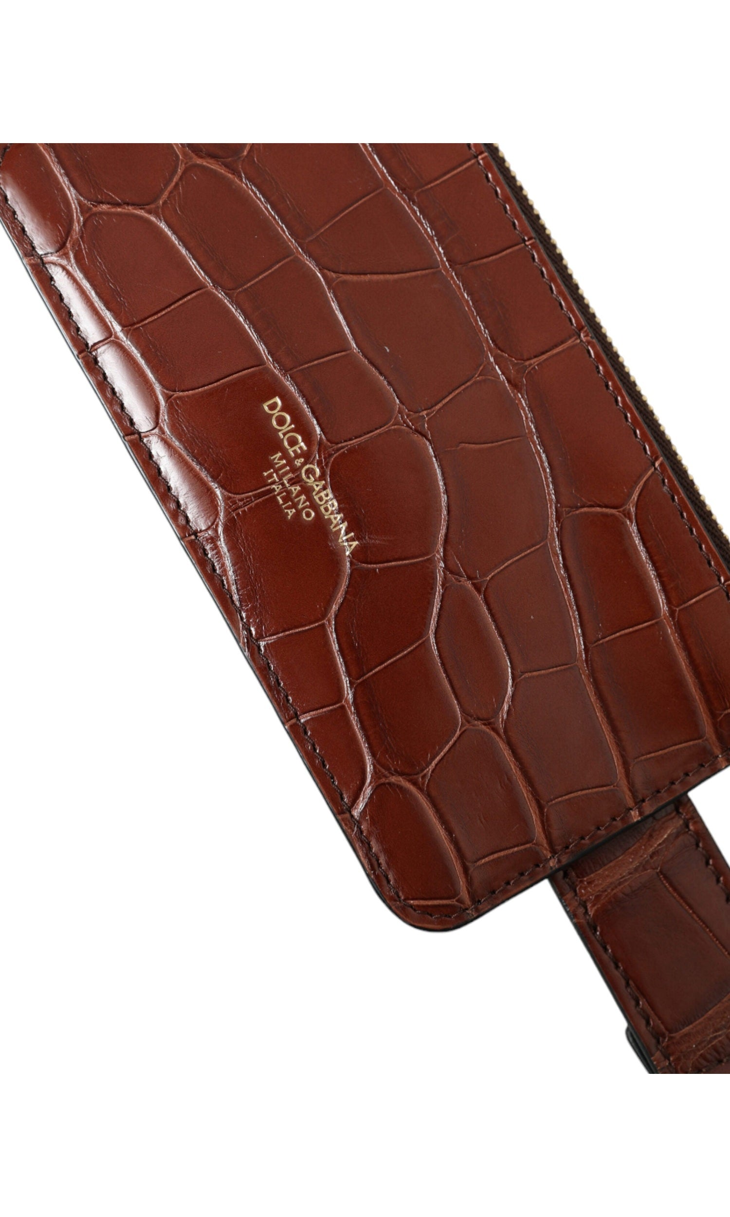 Dolce & Gabbana Elegant Leather Airpod & Coin Purse Duo Glam Steals