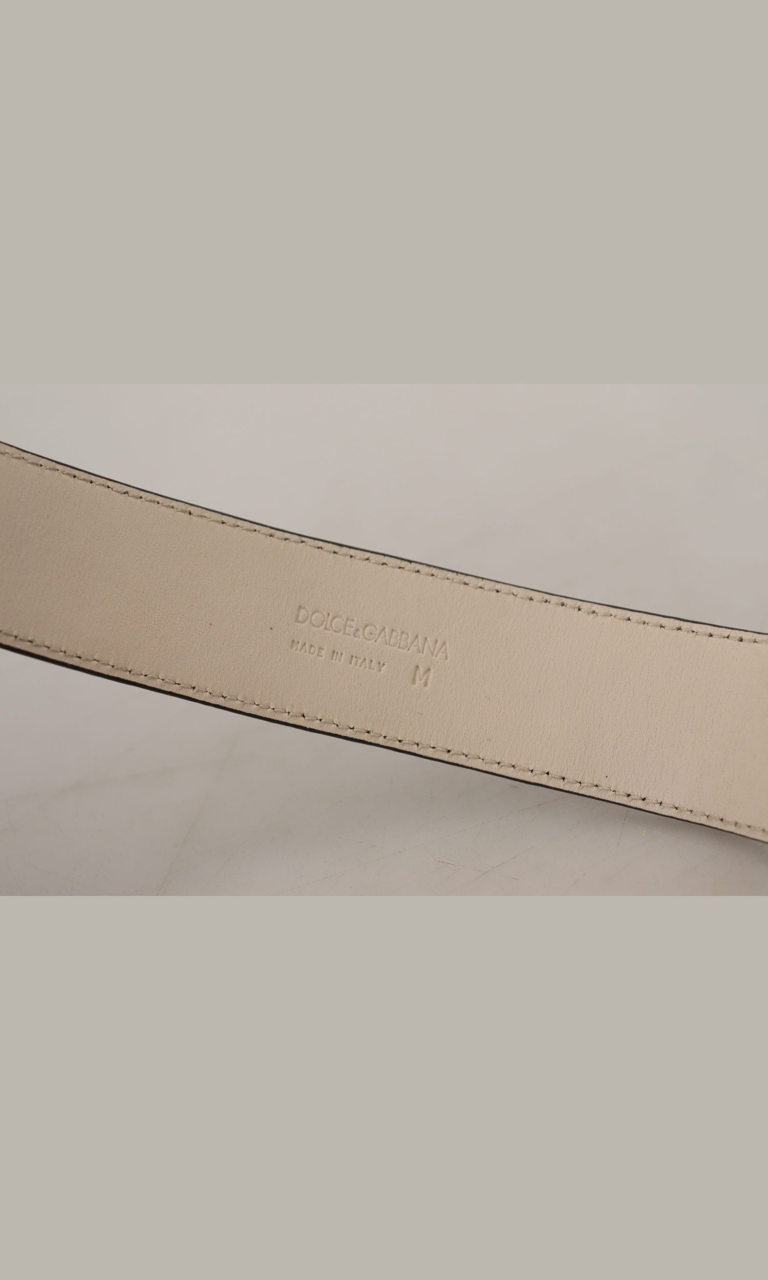 Dolce & Gabbana Elegant Leather Detail Black Gold Bracelet Glam Steals