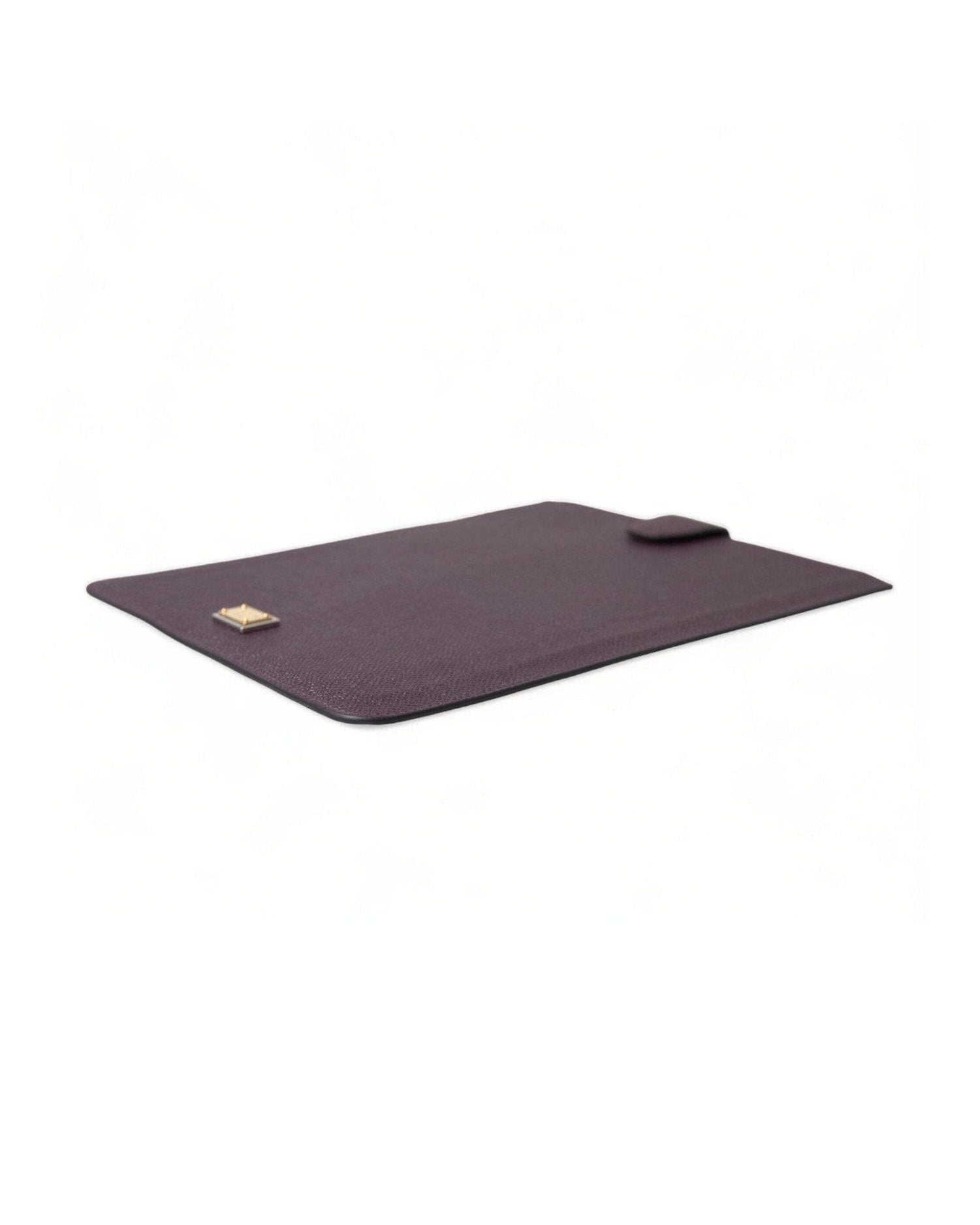 Dolce & Gabbana Elegant Leather Tablet Pouch In Brown Rich Glam Steals