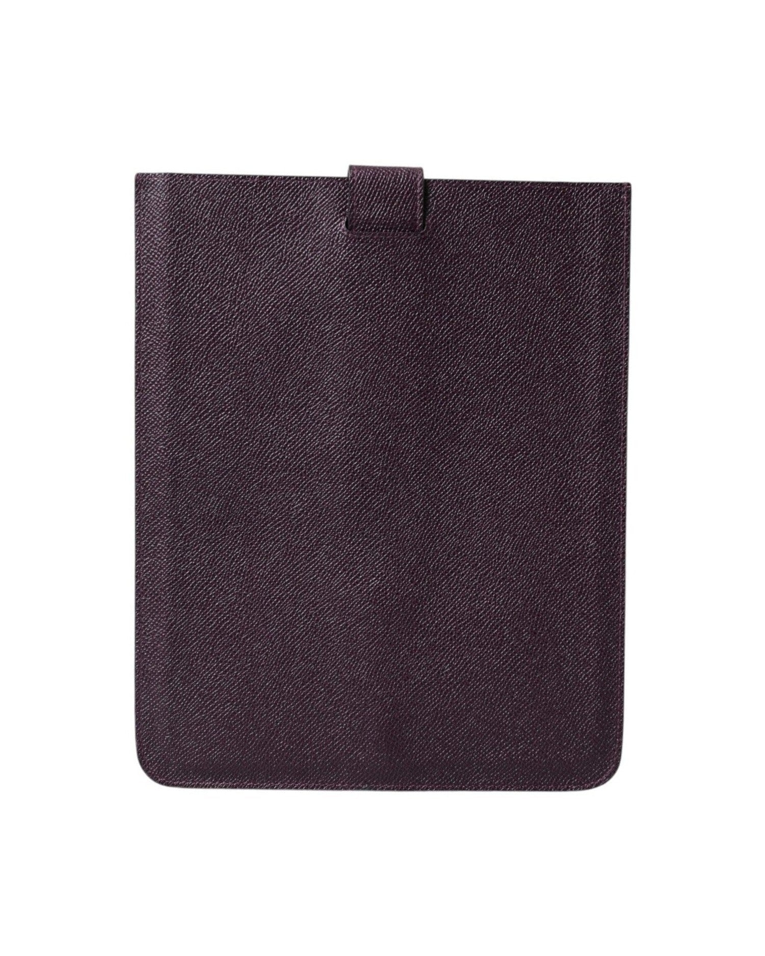 Dolce & Gabbana Elegant Leather Tablet Pouch In Brown Rich Glam Steals