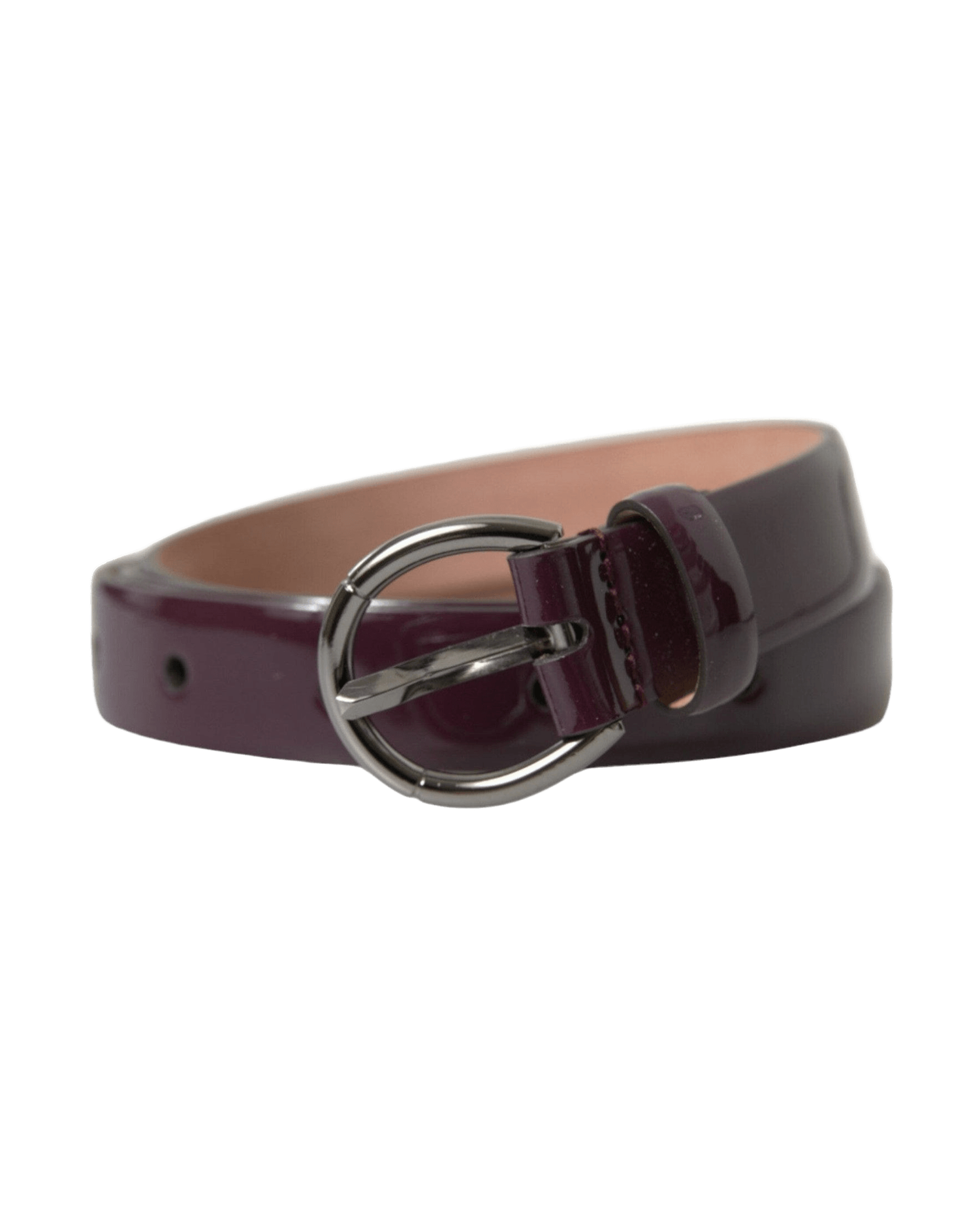 Dolce & Gabbana Elegant Leather Waist Maroon Belt Glam Steals
