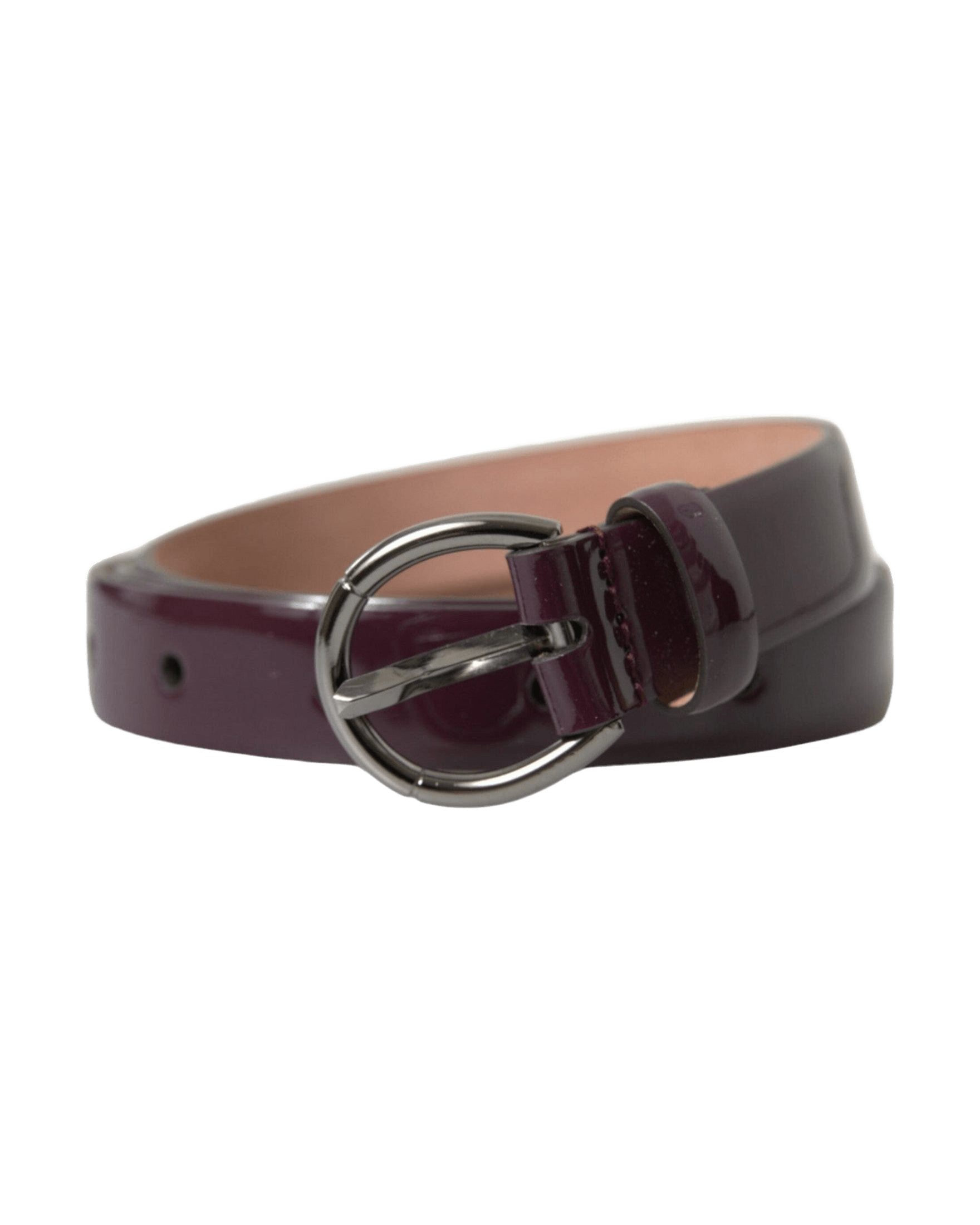 Dolce & Gabbana Elegant Leather Waist Maroon Belt Glam Steals