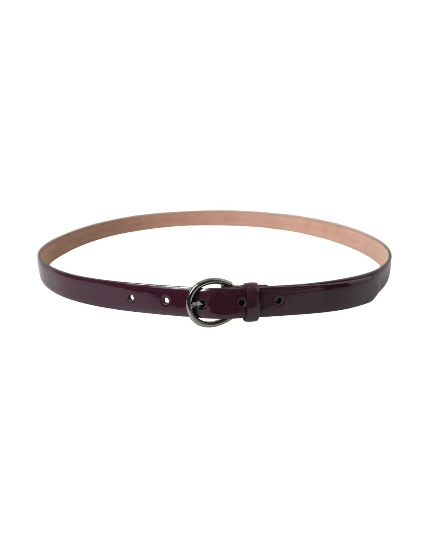 Dolce & Gabbana Elegant Leather Waist Maroon Belt Glam Steals