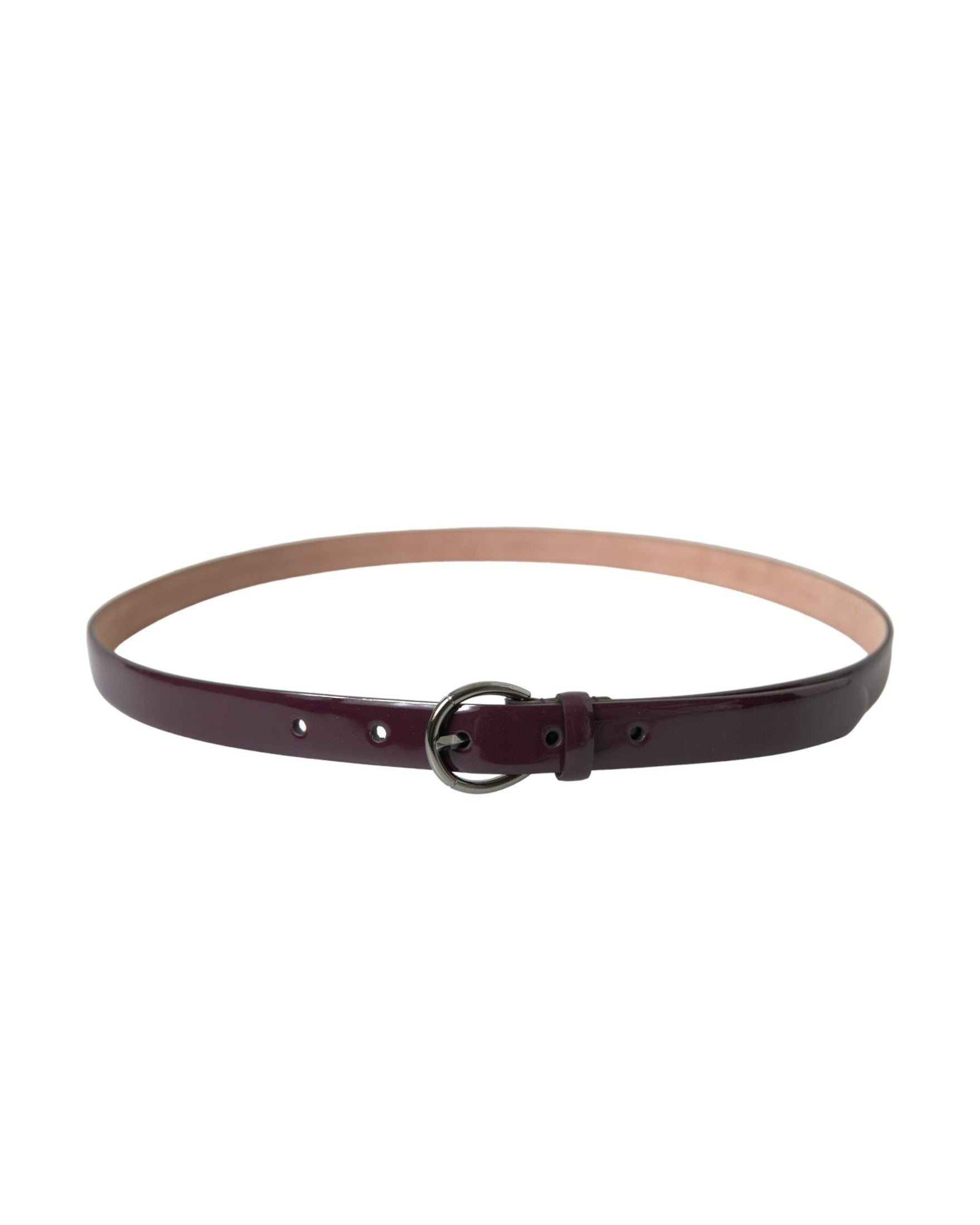 Dolce & Gabbana Elegant Leather Waist Maroon Belt Glam Steals