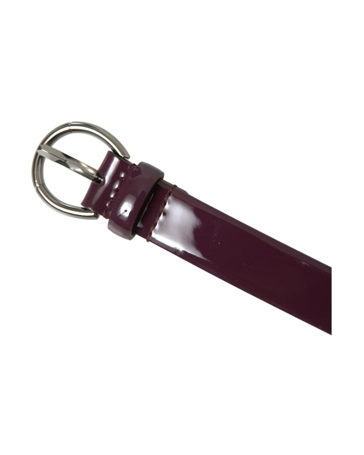 Dolce & Gabbana Elegant Leather Waist Maroon Belt Glam Steals
