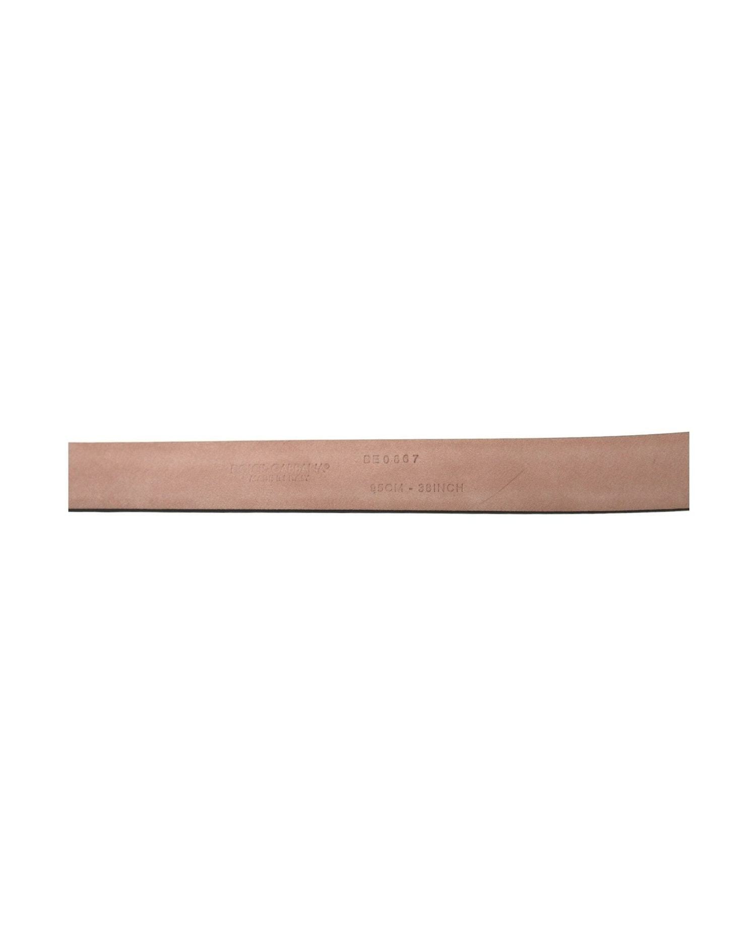Dolce & Gabbana Elegant Leather Waist Maroon Belt Glam Steals