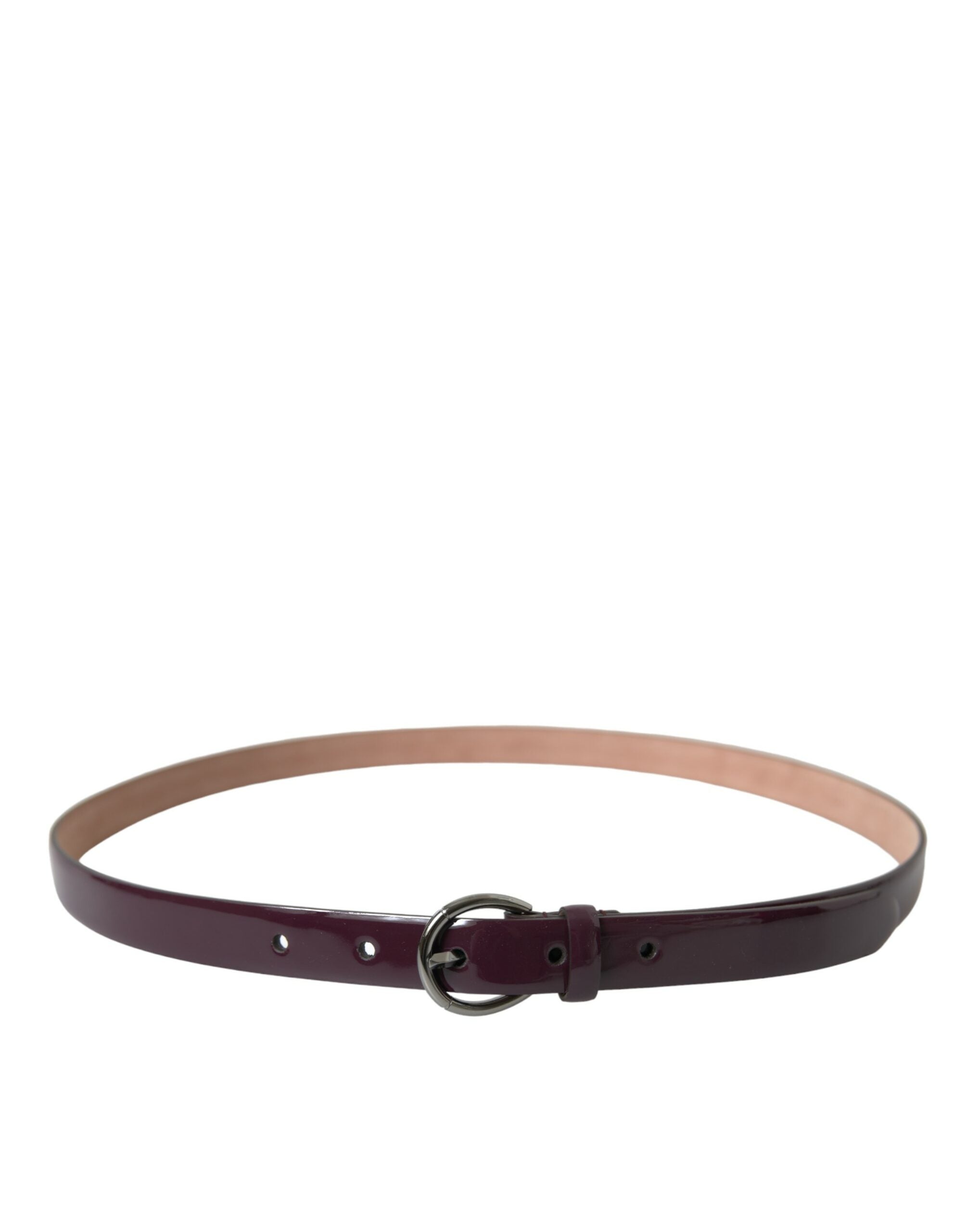 Dolce & Gabbana Elegant Leather Waist Maroon Belt Glam Steals