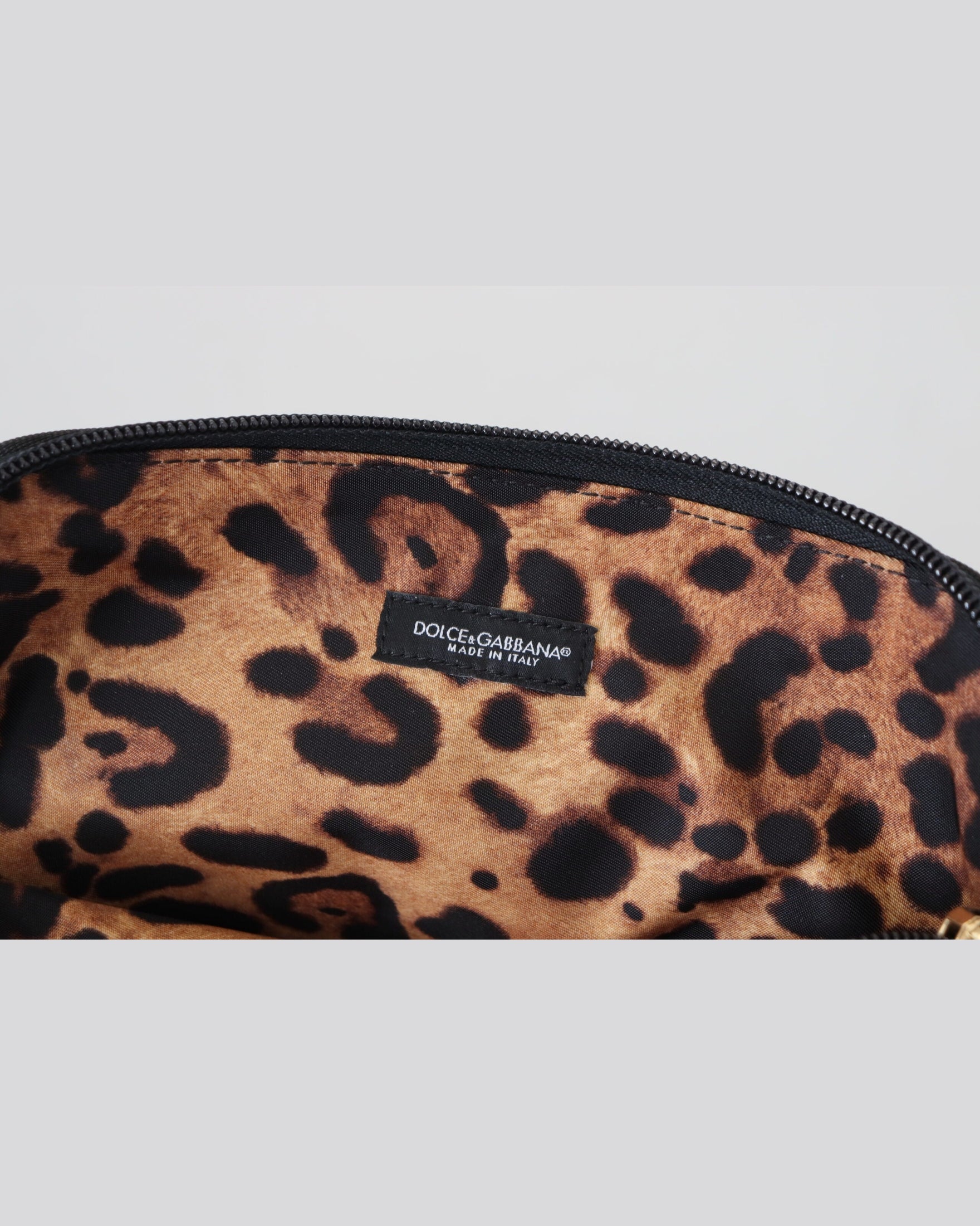 Dolce & Gabbana Elegant Polyamide Pouch Blue Bag Glam Steals