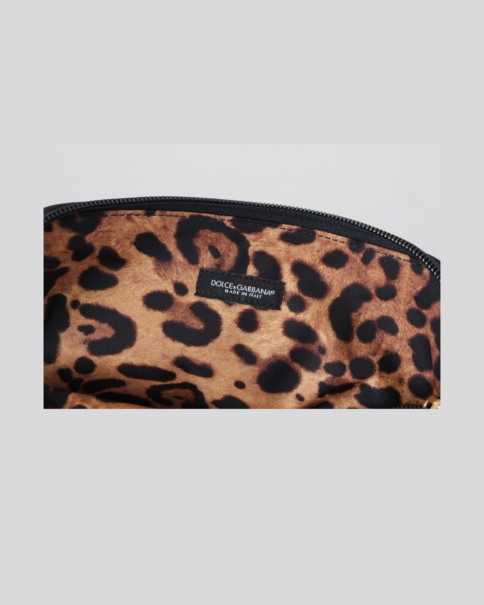 Dolce & Gabbana Elegant Polyamide Pouch Blue Bag Glam Steals