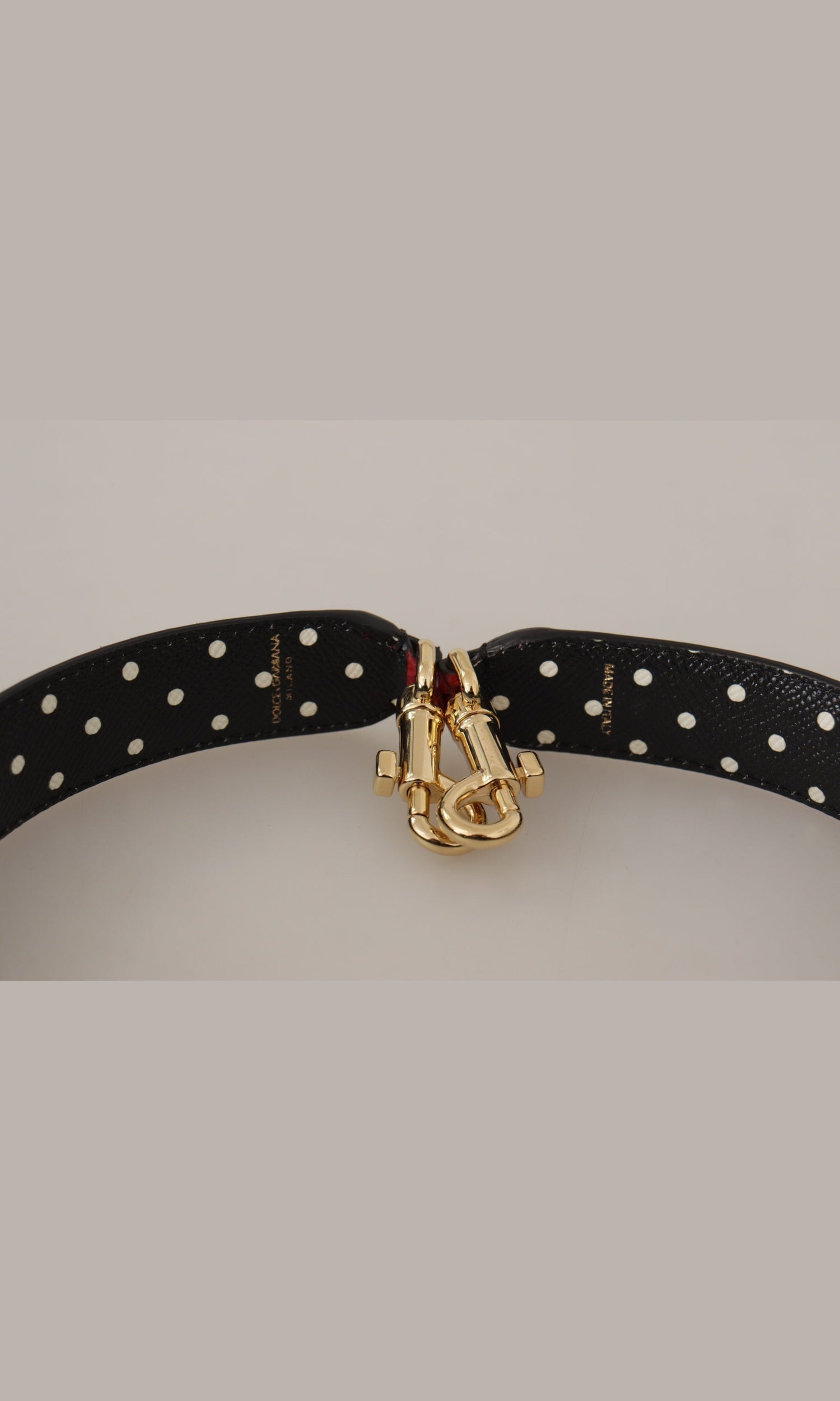 Dolce & Gabbana Elegant Python Leather Shoulder Red Strap Glam Steals