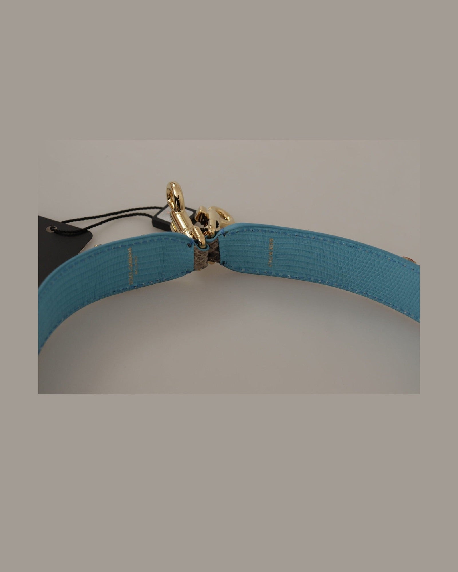 Dolce & Gabbana Elegant Python Leather Shoulder Strap Accessory Glam Steals