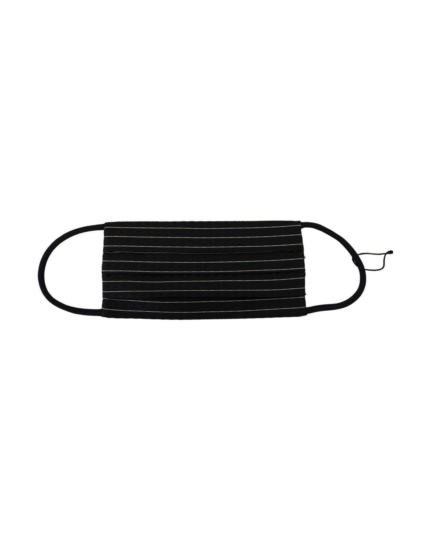 Dolce & Gabbana Elegant Striped Silk Blend Face Mask Glam Steals