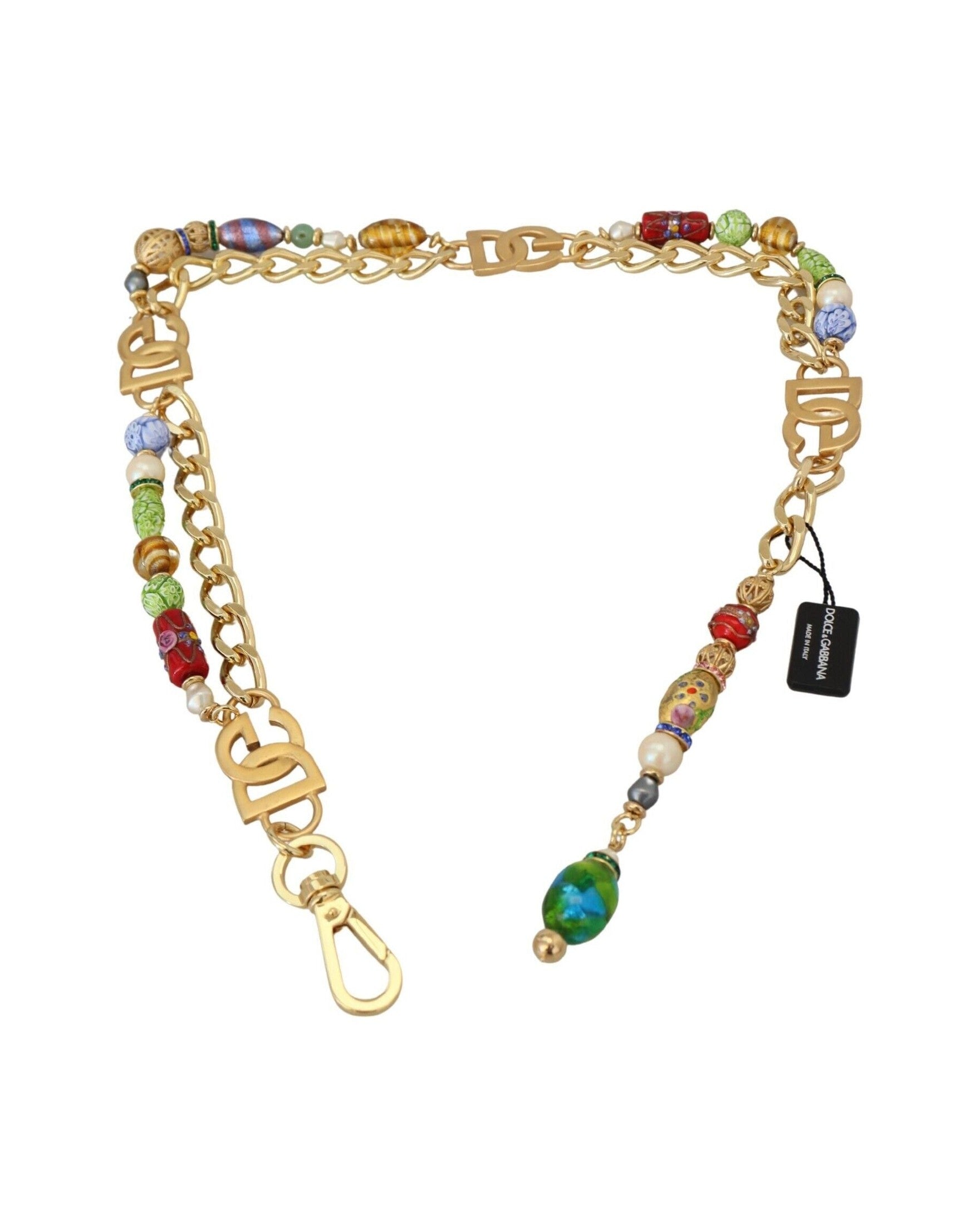 Dolce & Gabbana Elegant Tone Chain Gold Belt Glam Steals