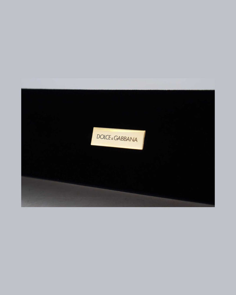 Dolce & Gabbana Elegant Velvet Jewelry Storage Box Glam Steals