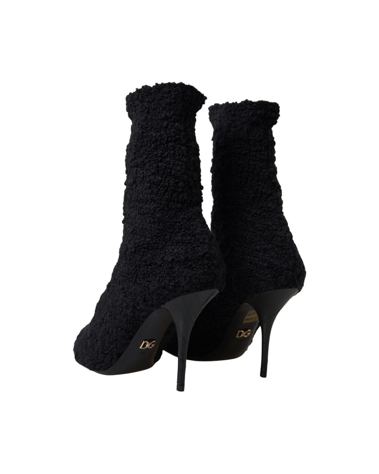 Dolce & Gabbana Elegant Virgin Wool Mid Calf Boots Boots