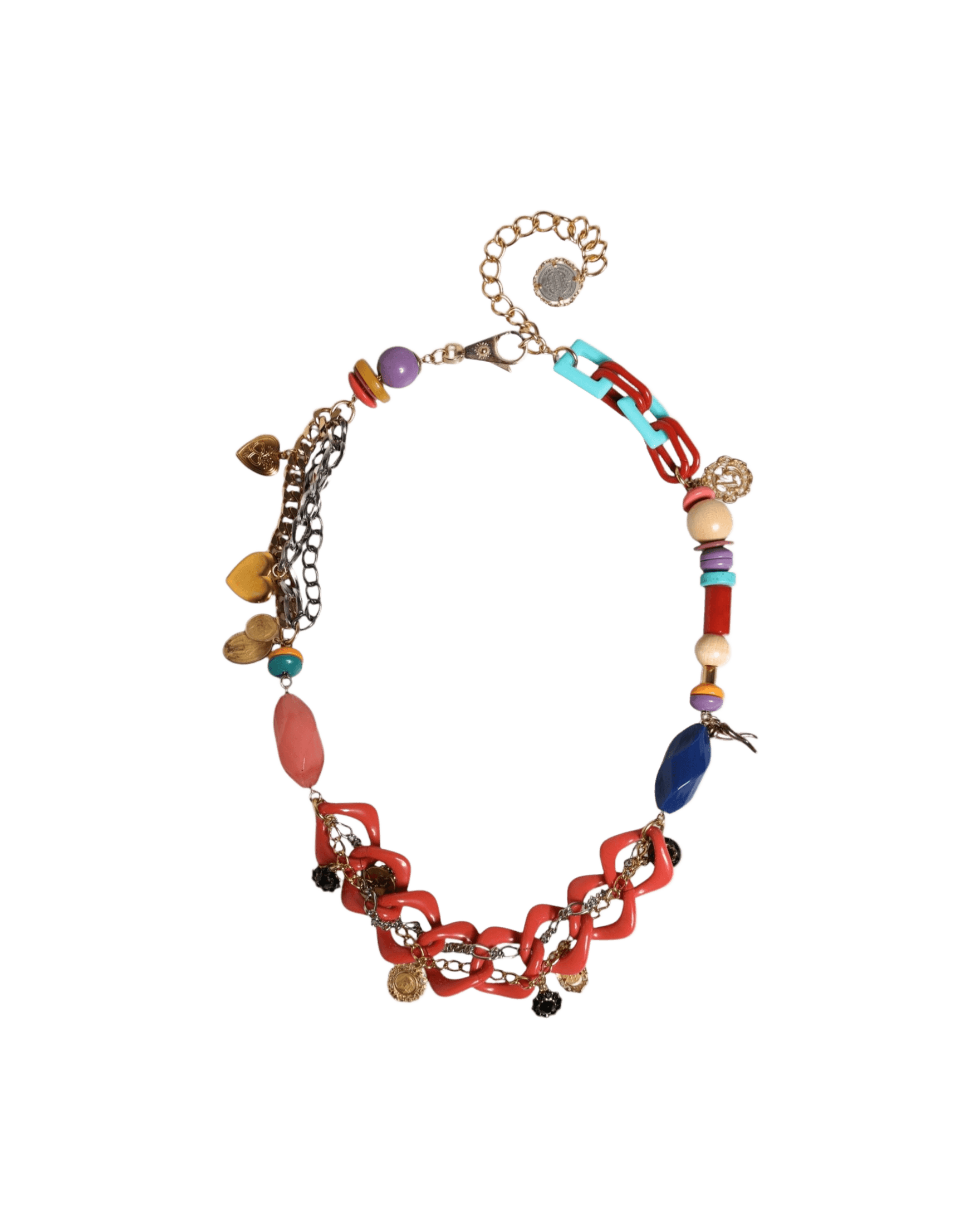 Dolce & Gabbana Embellished Waist Chain Multicolor Belt Glam Steals