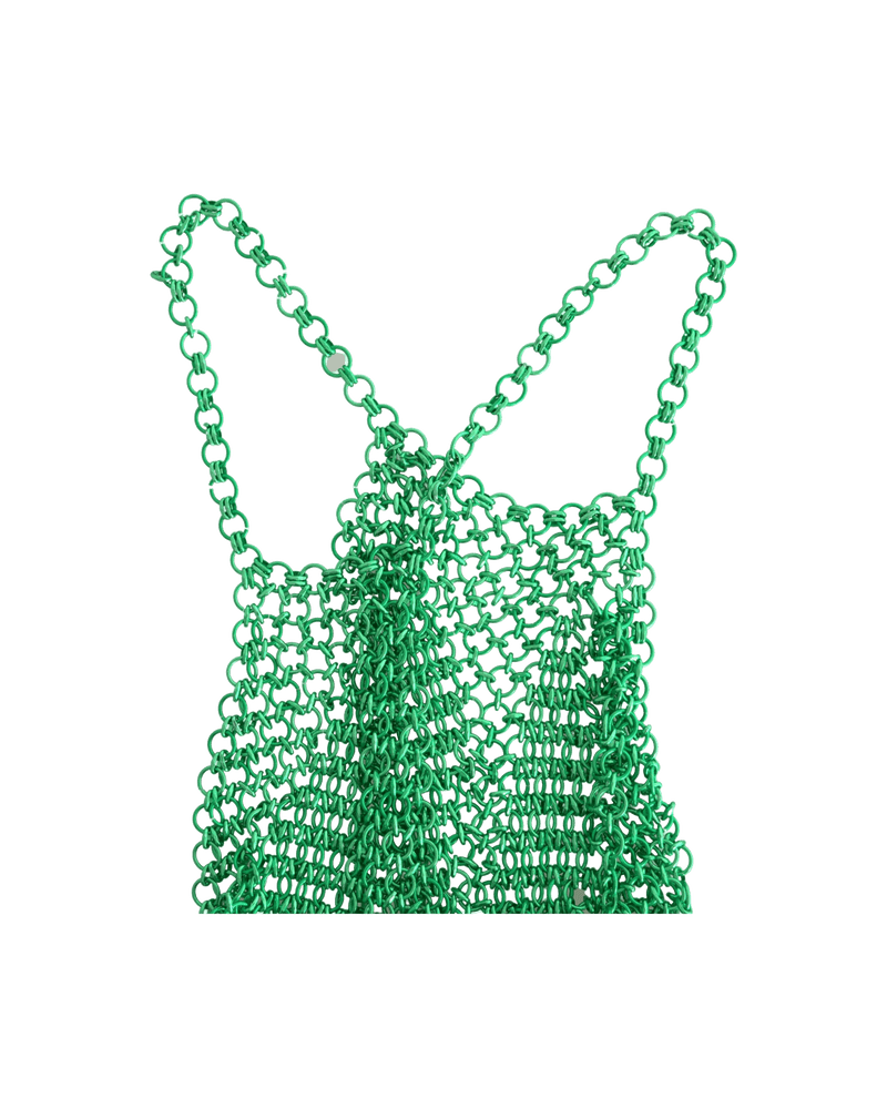 Dolce & Gabbana Emerald Halter Cropped Tank Top Glam Steals