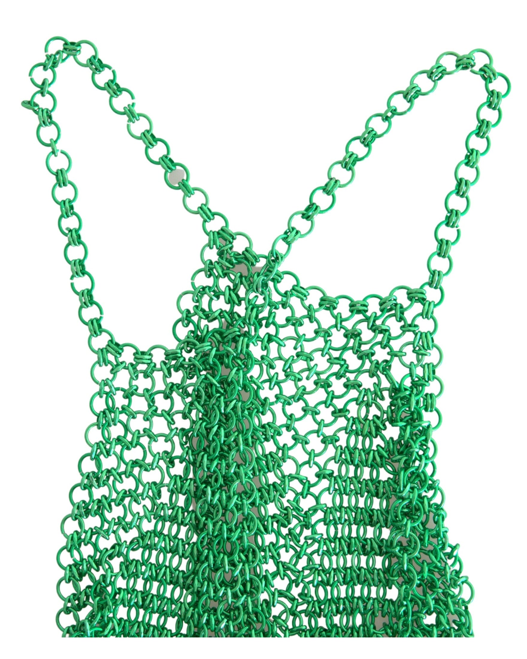 Dolce & Gabbana Emerald Halter Cropped Tank Top Glam Steals