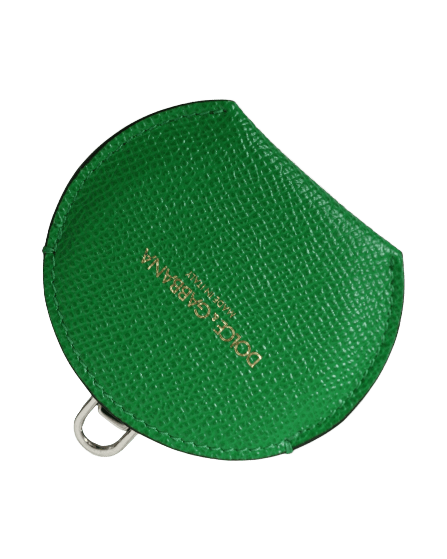 Dolce & Gabbana Emerald Leather Hand Mirror Holder Glam Steals