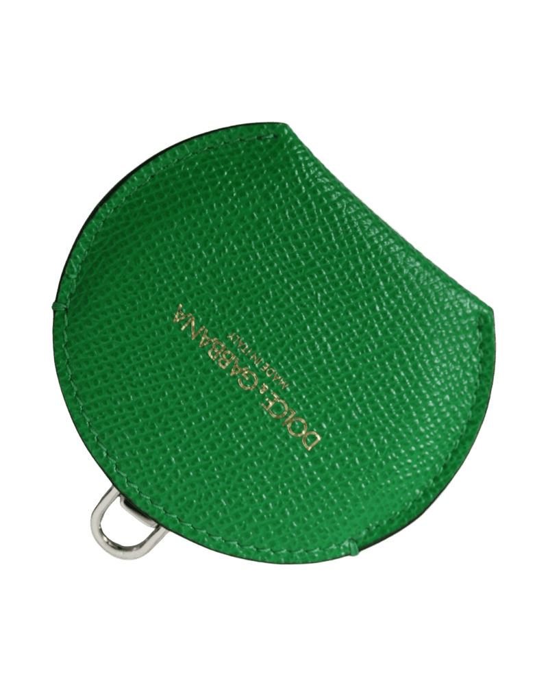 Dolce & Gabbana Emerald Leather Hand Mirror Holder Glam Steals