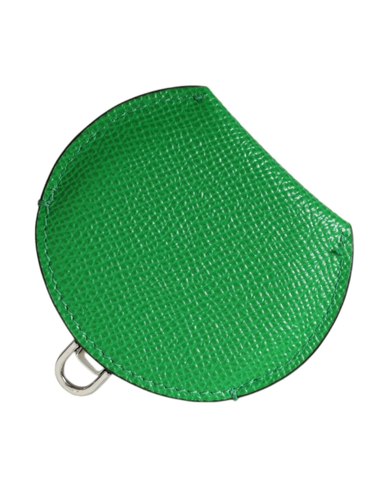 Dolce & Gabbana Emerald Leather Hand Mirror Holder Glam Steals