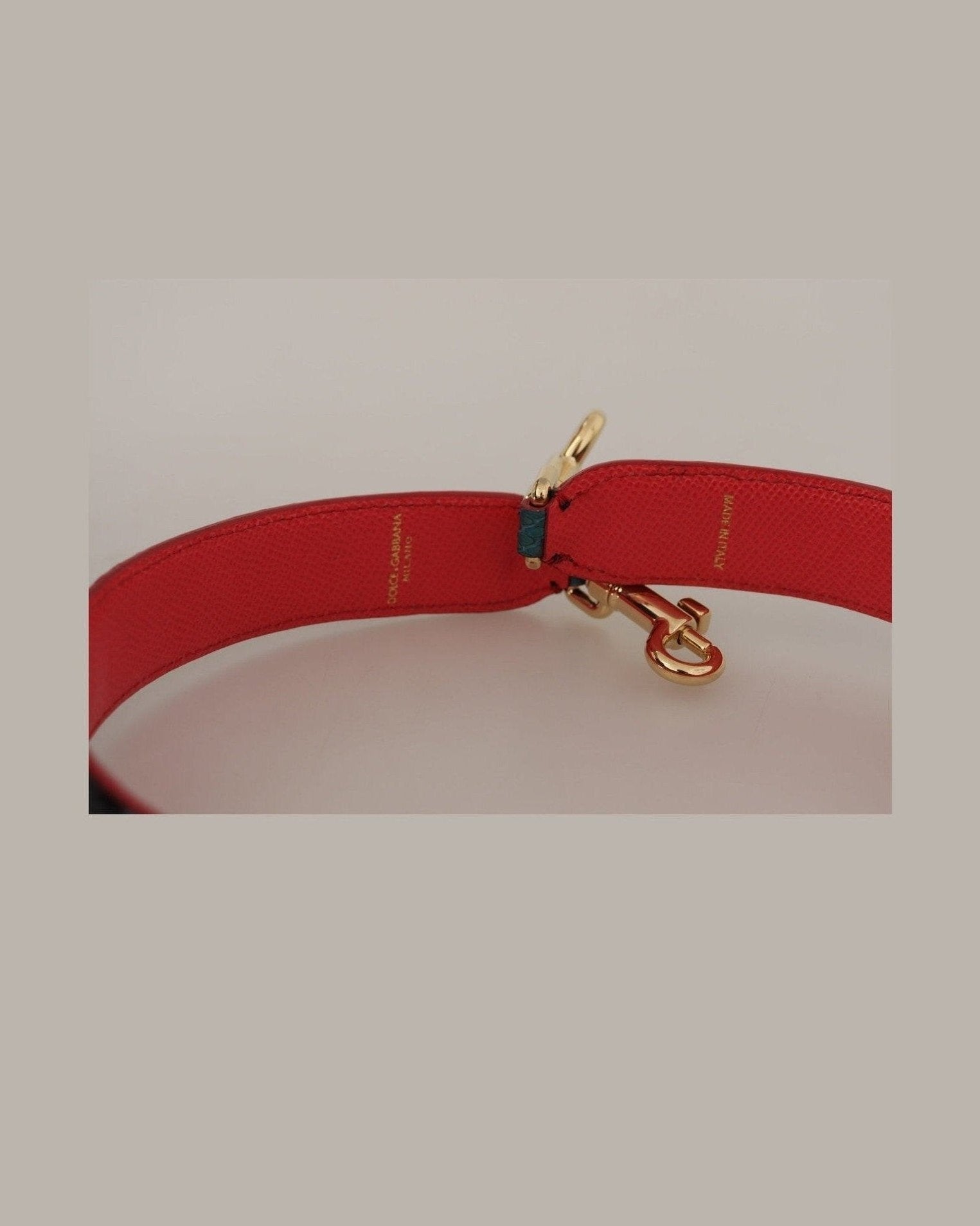 Dolce & Gabbana Emerald Leather Shoulder Green Strap Glam Steals
