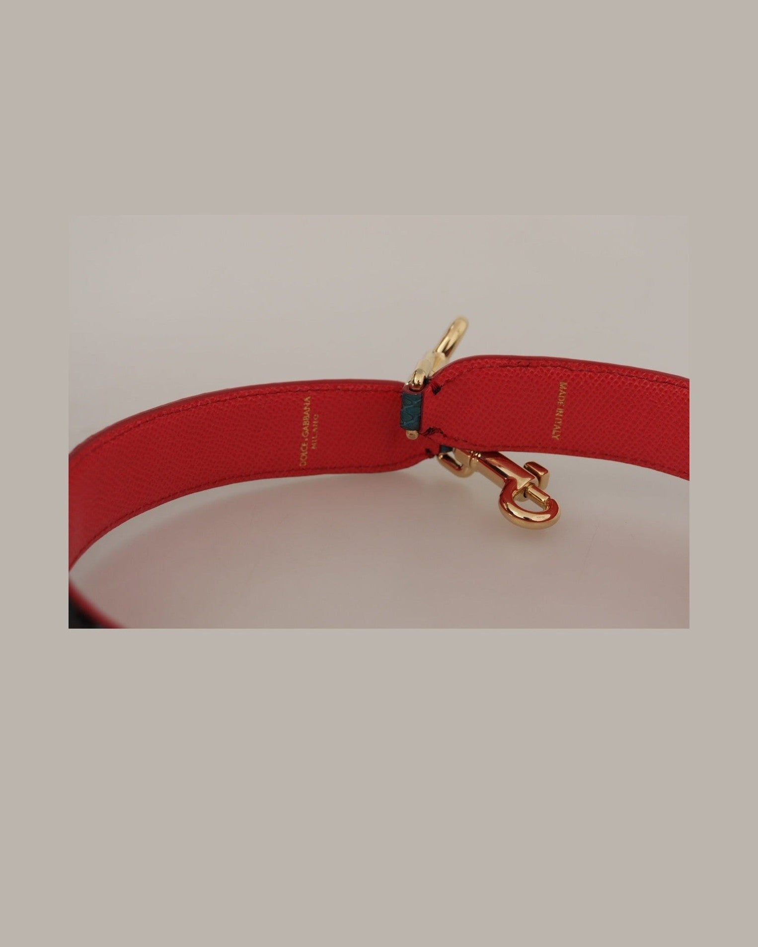 Dolce & Gabbana Emerald Leather Shoulder Green Strap Glam Steals