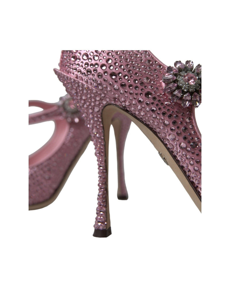 Dolce & Gabbana Enchanting Crystal Pink Pumps Glam Steals
