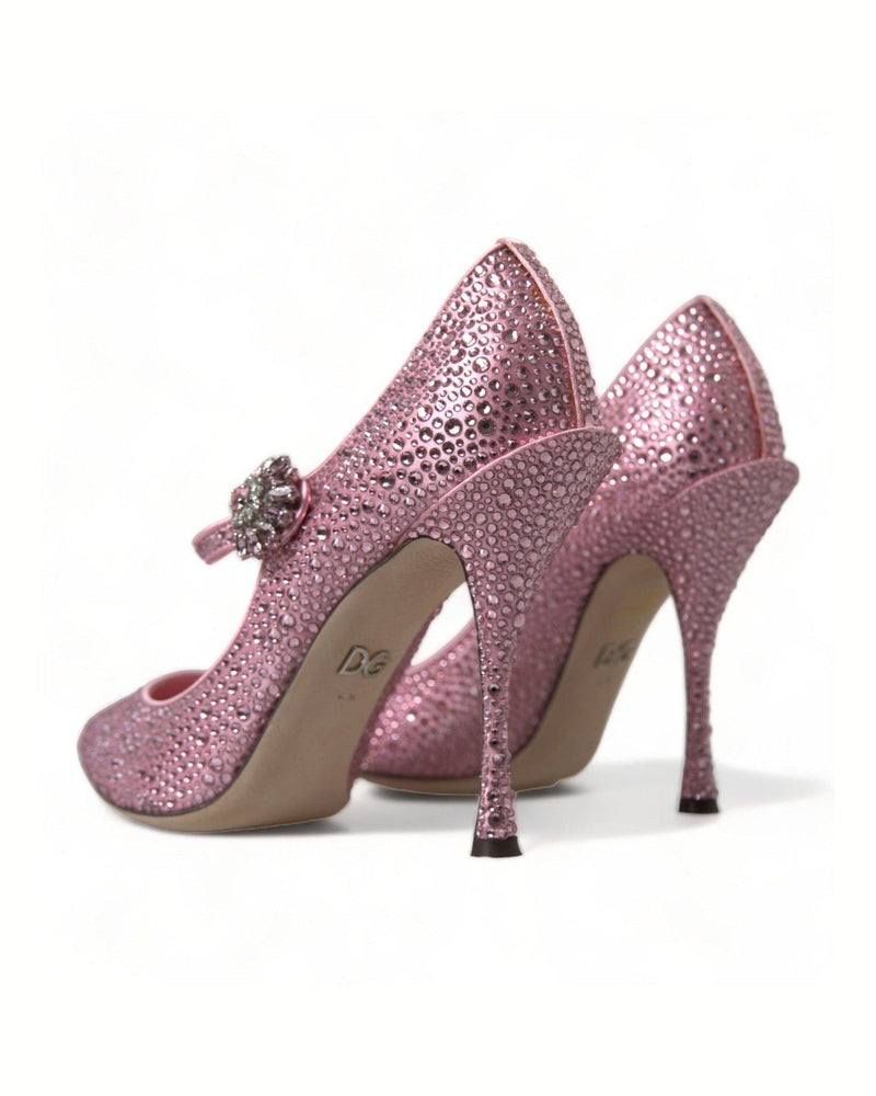 Dolce & Gabbana Enchanting Crystal Pink Pumps Glam Steals