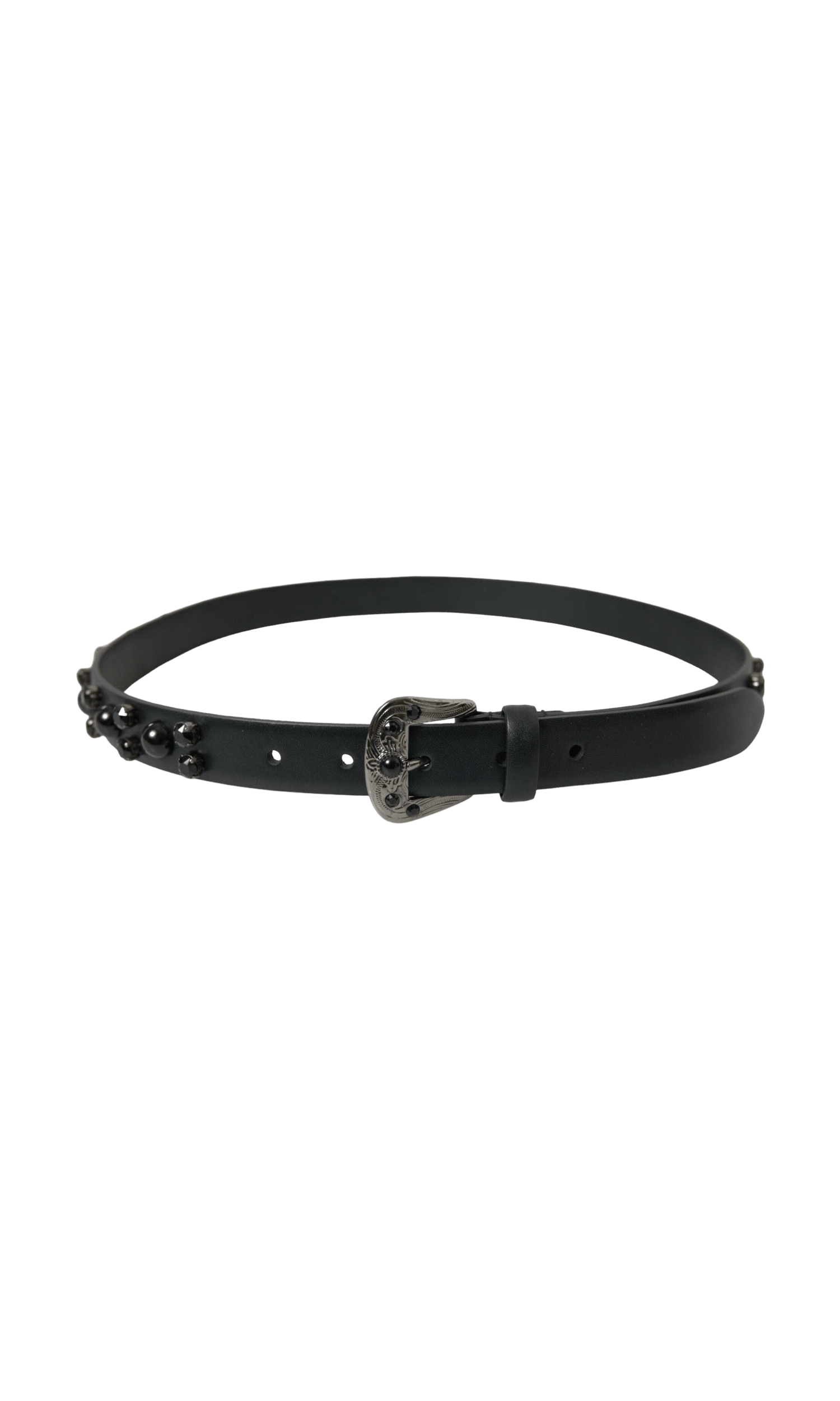 Dolce & Gabbana Engraved Logo Leather Waist Belt Glam Steals