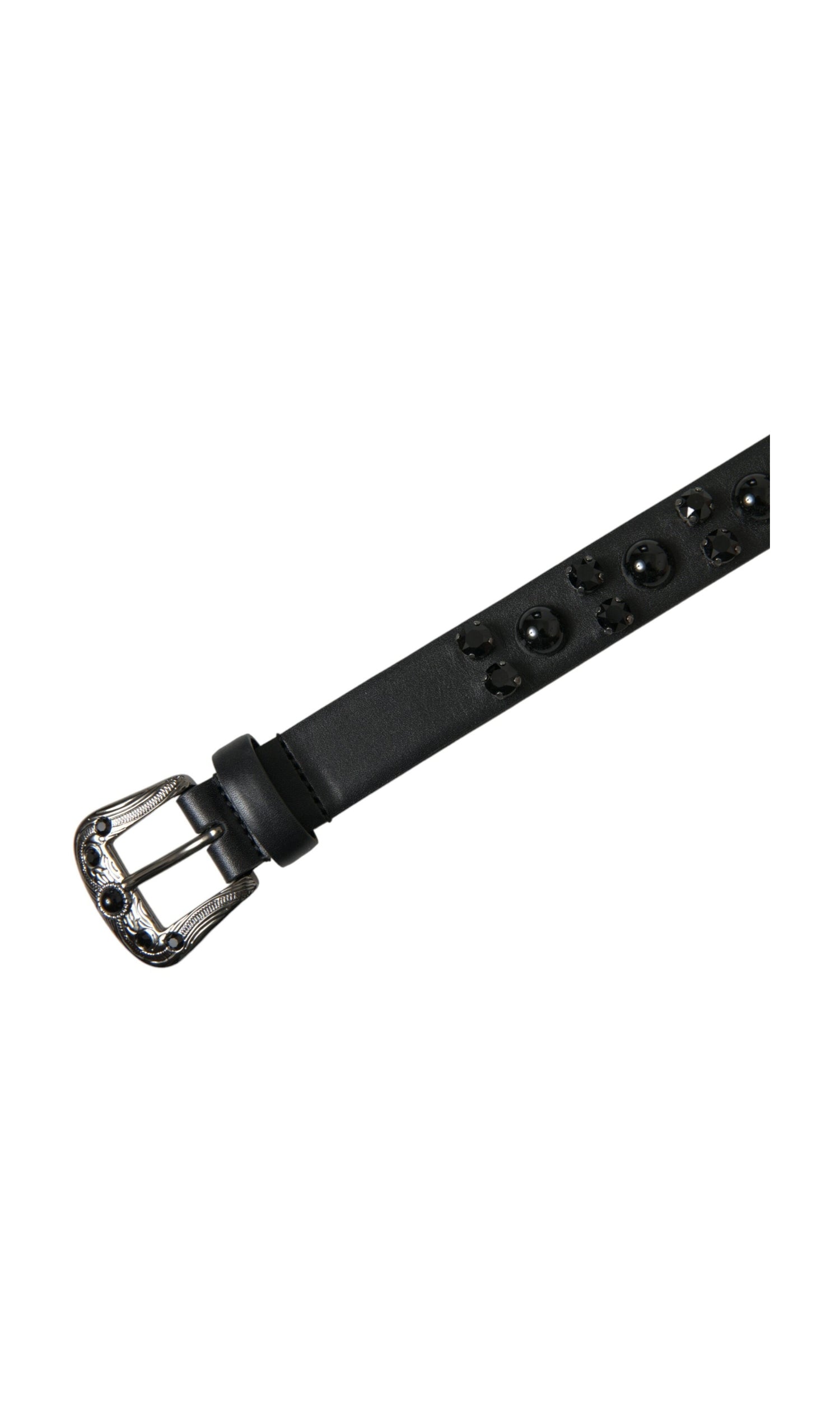 Dolce & Gabbana Engraved Logo Leather Waist Belt Glam Steals